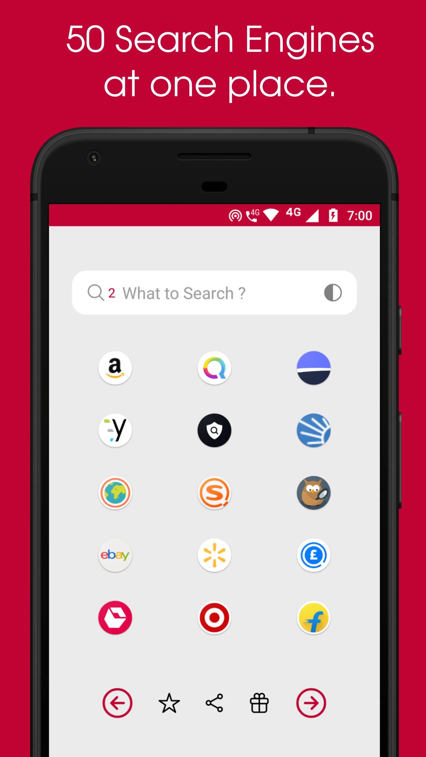 Multi Search Engines Search It | Indus Appstore | Screenshot