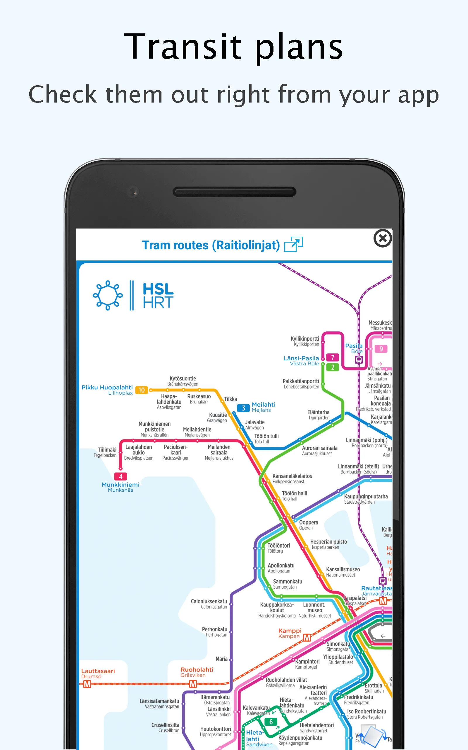 Helsinki Transit Live/Offline | Indus Appstore | Screenshot