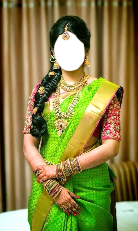 Women Bridal Saree PhotoEditor | Indus Appstore | Screenshot