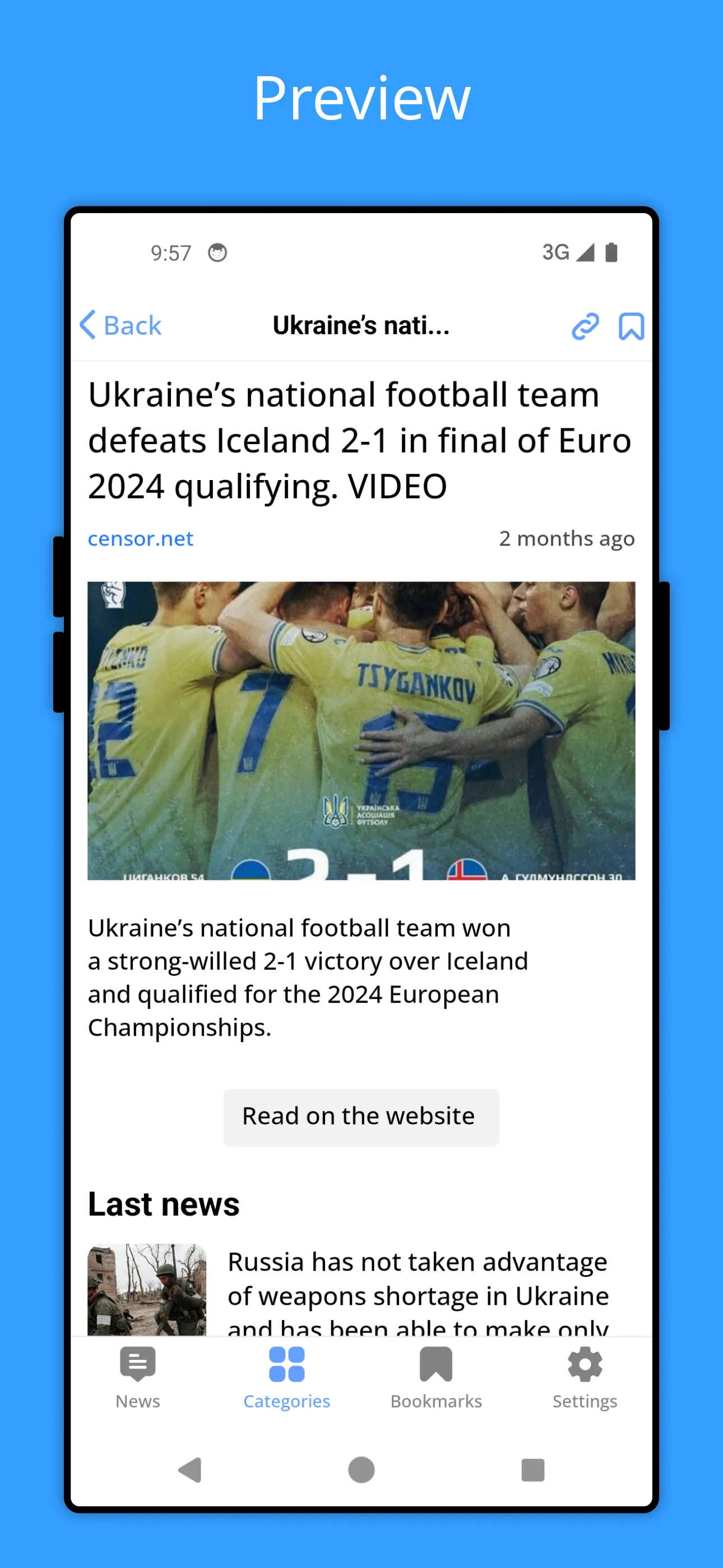 News UA - News of Ukraine | Indus Appstore | Screenshot