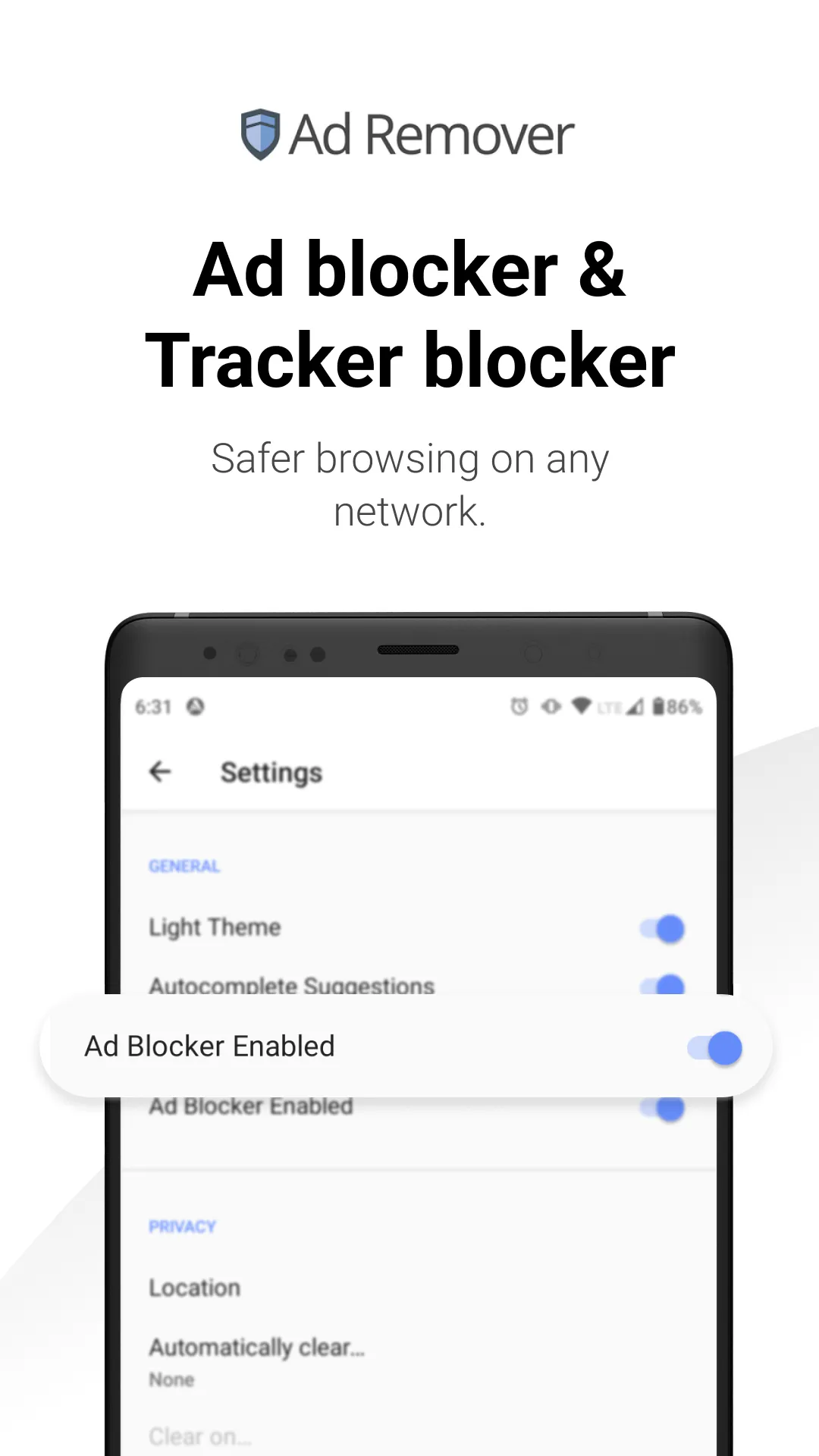 Ad Remover Privacy Browser | Indus Appstore | Screenshot