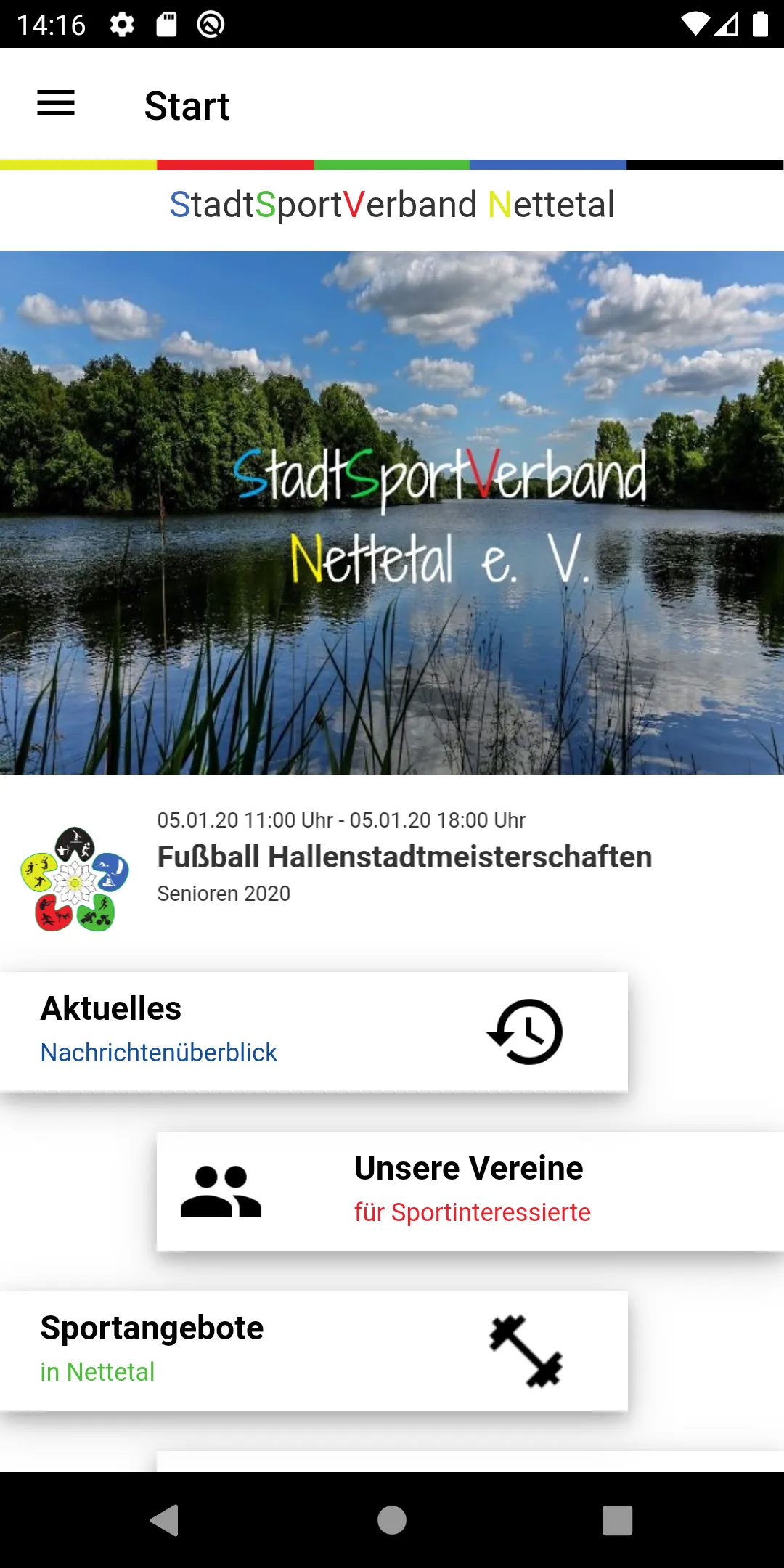 Sport in Nettetal | Indus Appstore | Screenshot