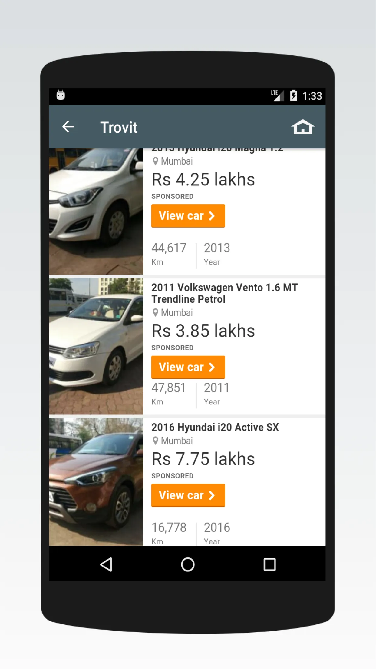 Used Cars in Mumbai | Indus Appstore | Screenshot