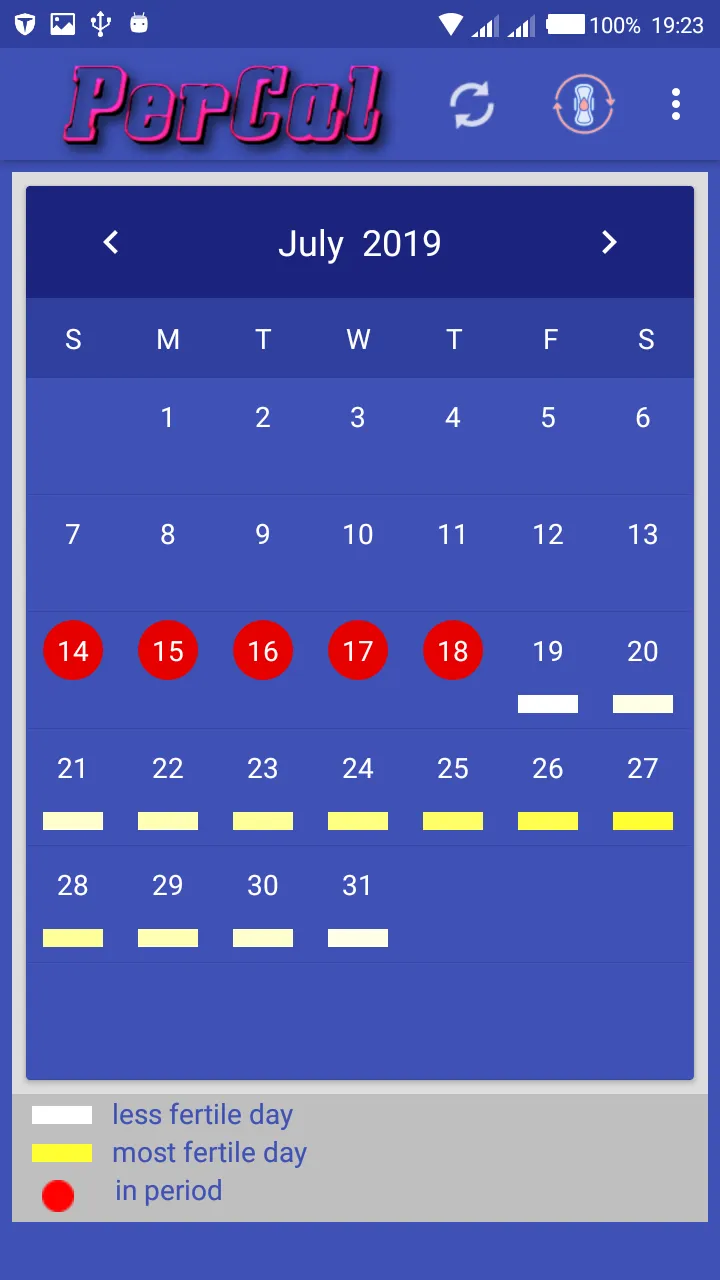 Period Calendar | Indus Appstore | Screenshot