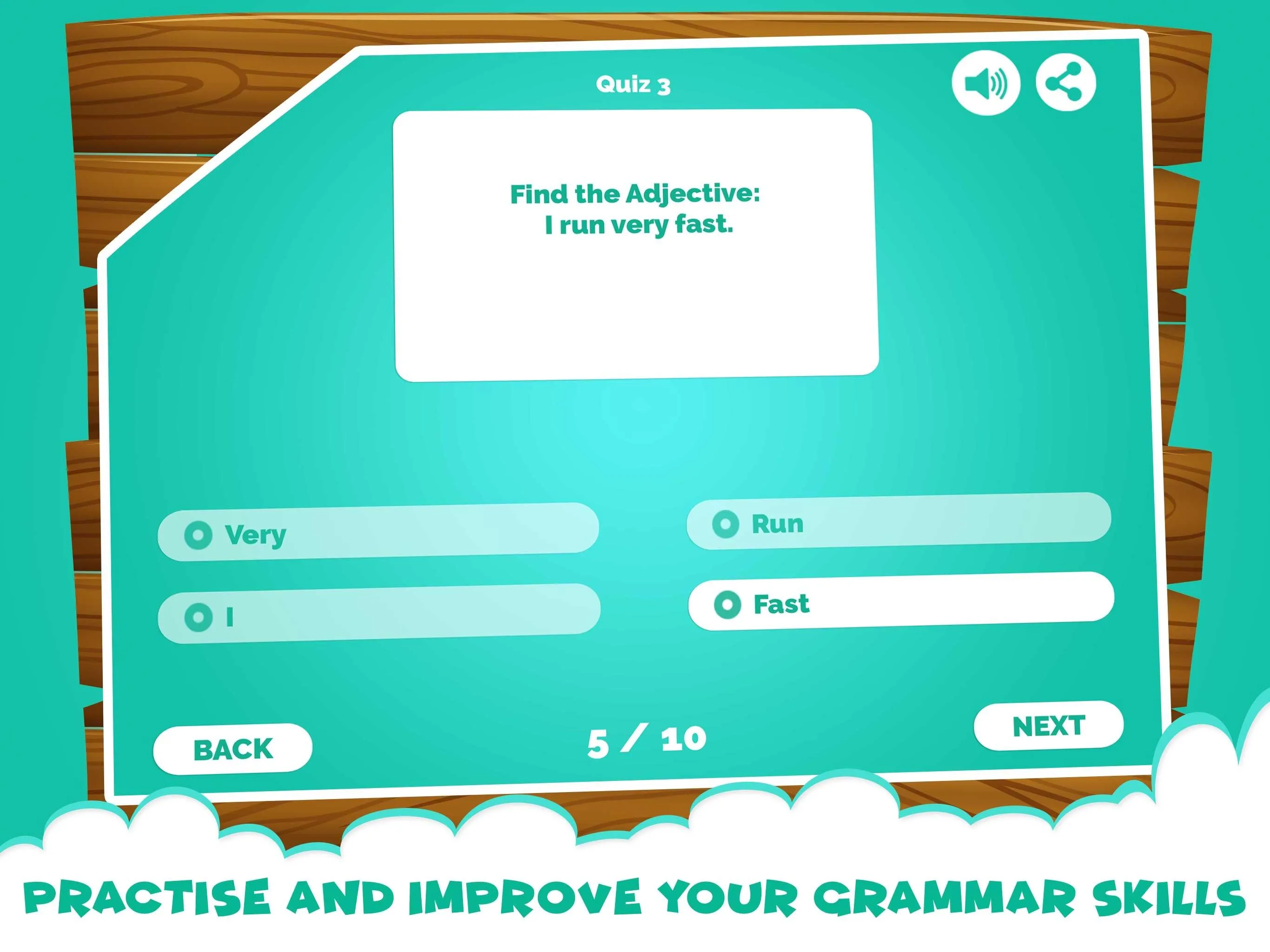 learning adjectives quiz games | Indus Appstore | Screenshot