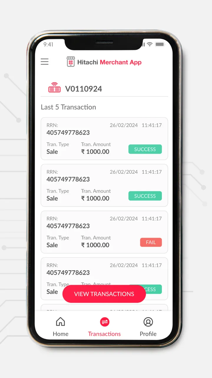Hitachi Merchant App | Indus Appstore | Screenshot