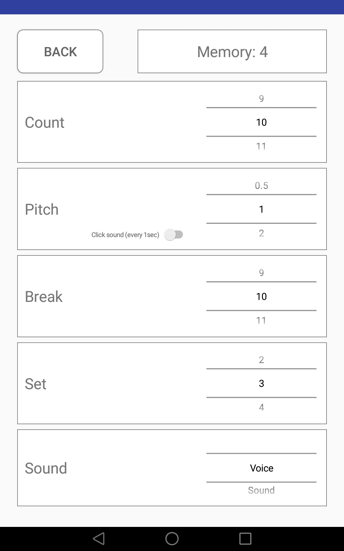 Work out timer | Indus Appstore | Screenshot