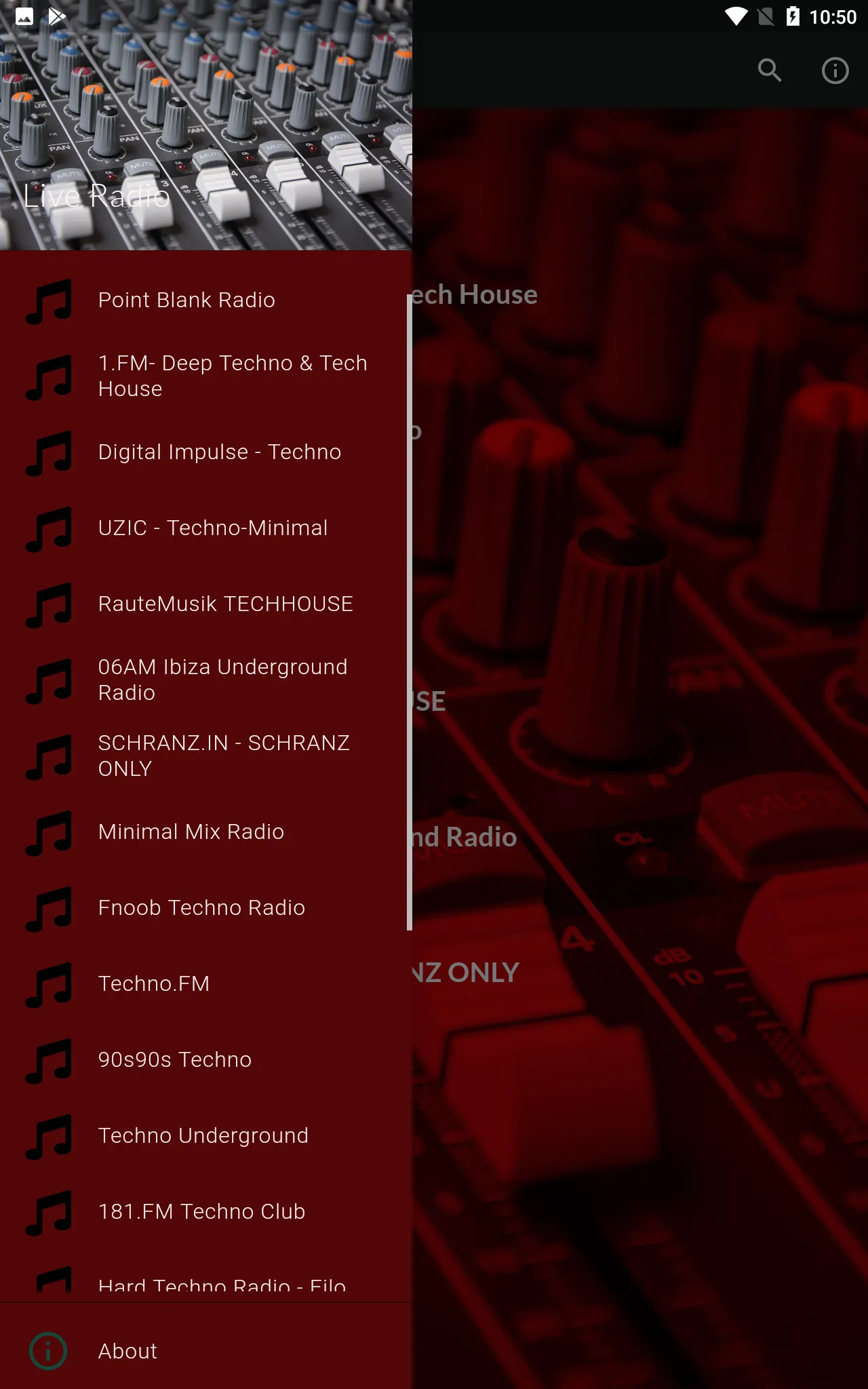 Online Techno Radio | Indus Appstore | Screenshot