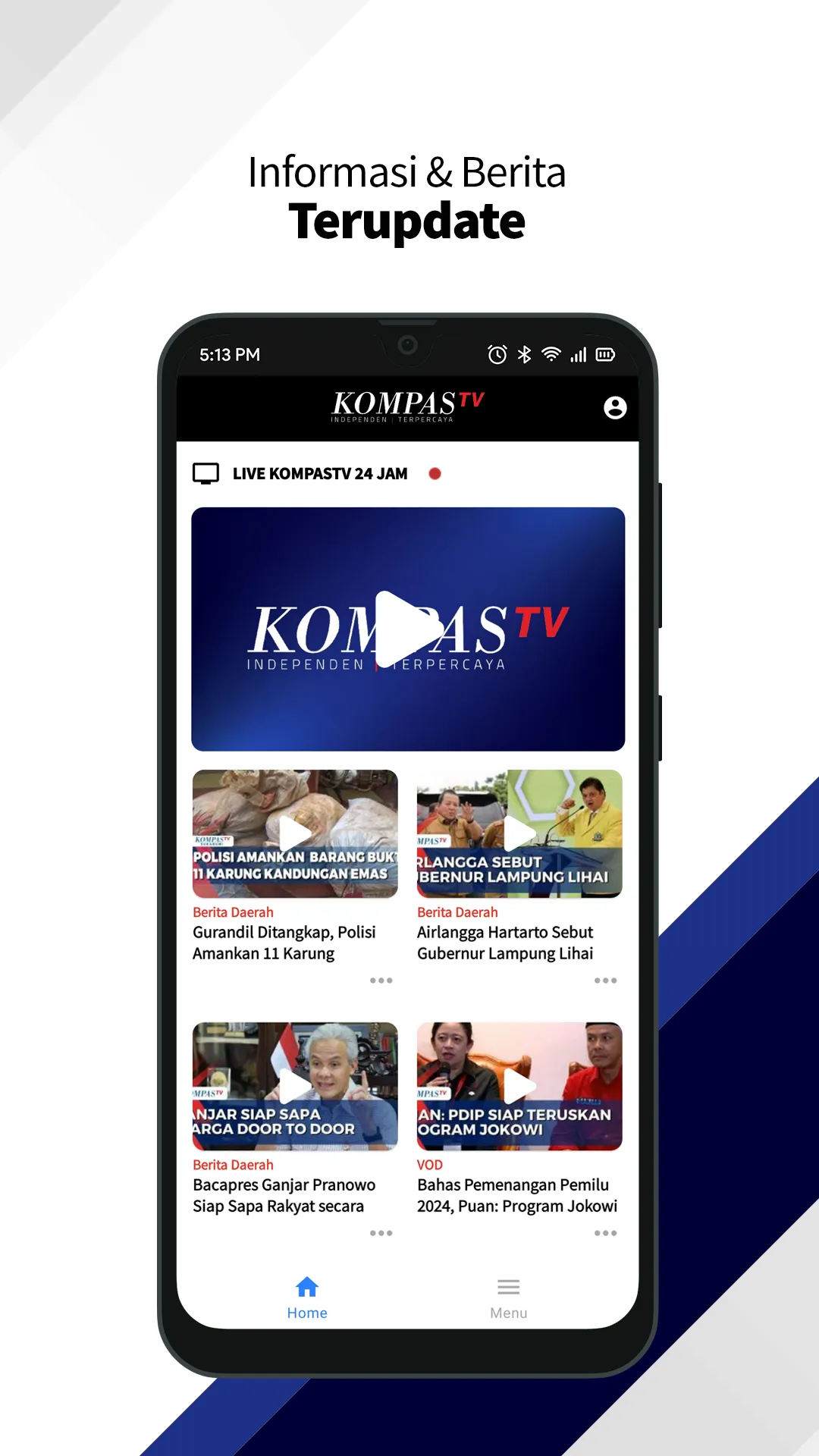 Kompas TV - Live Streaming | Indus Appstore | Screenshot