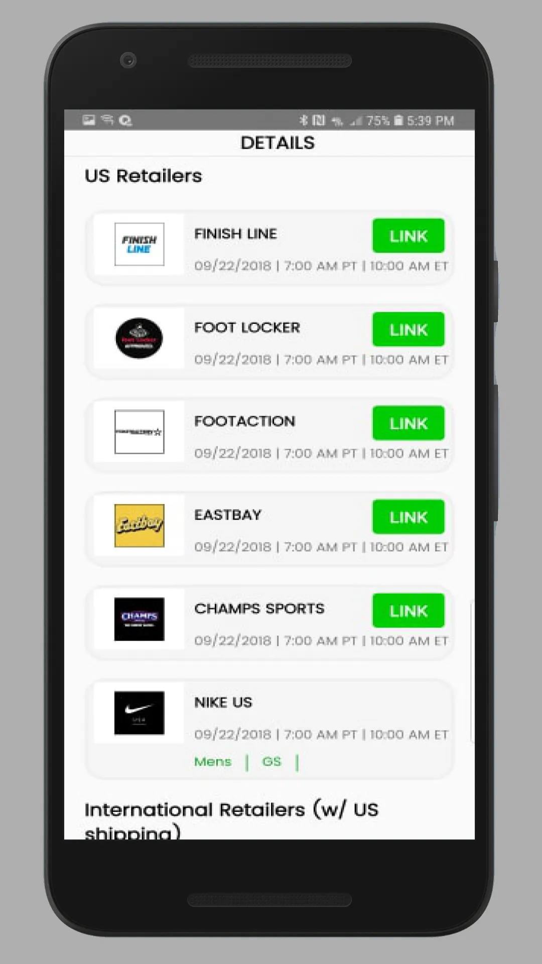 SOLE LINKS | Indus Appstore | Screenshot