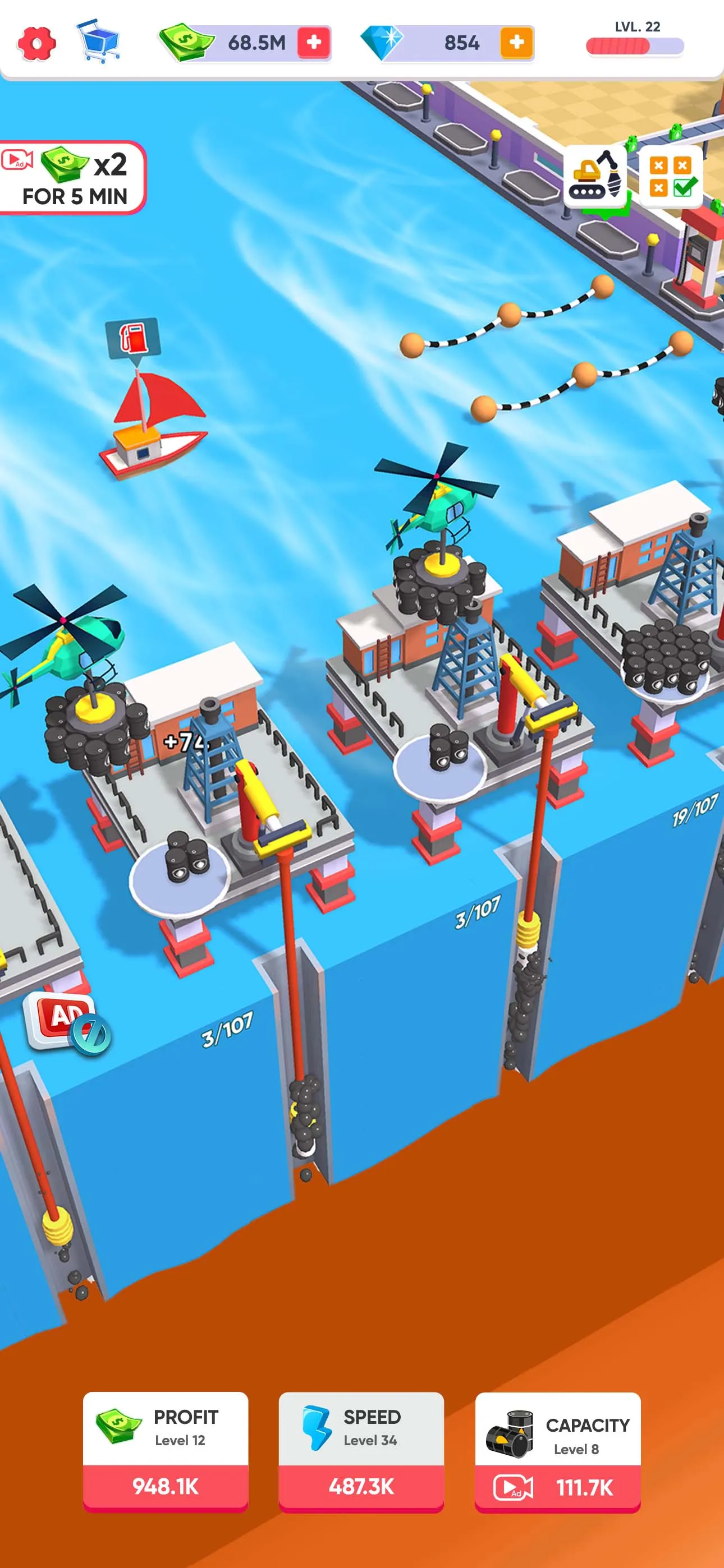 Oil Mining 3D - Petrol Factory | Indus Appstore | Screenshot