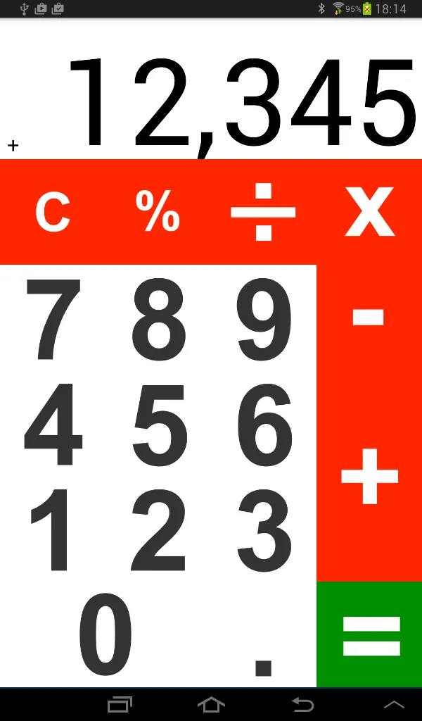 Big Number Calculator | Indus Appstore | Screenshot