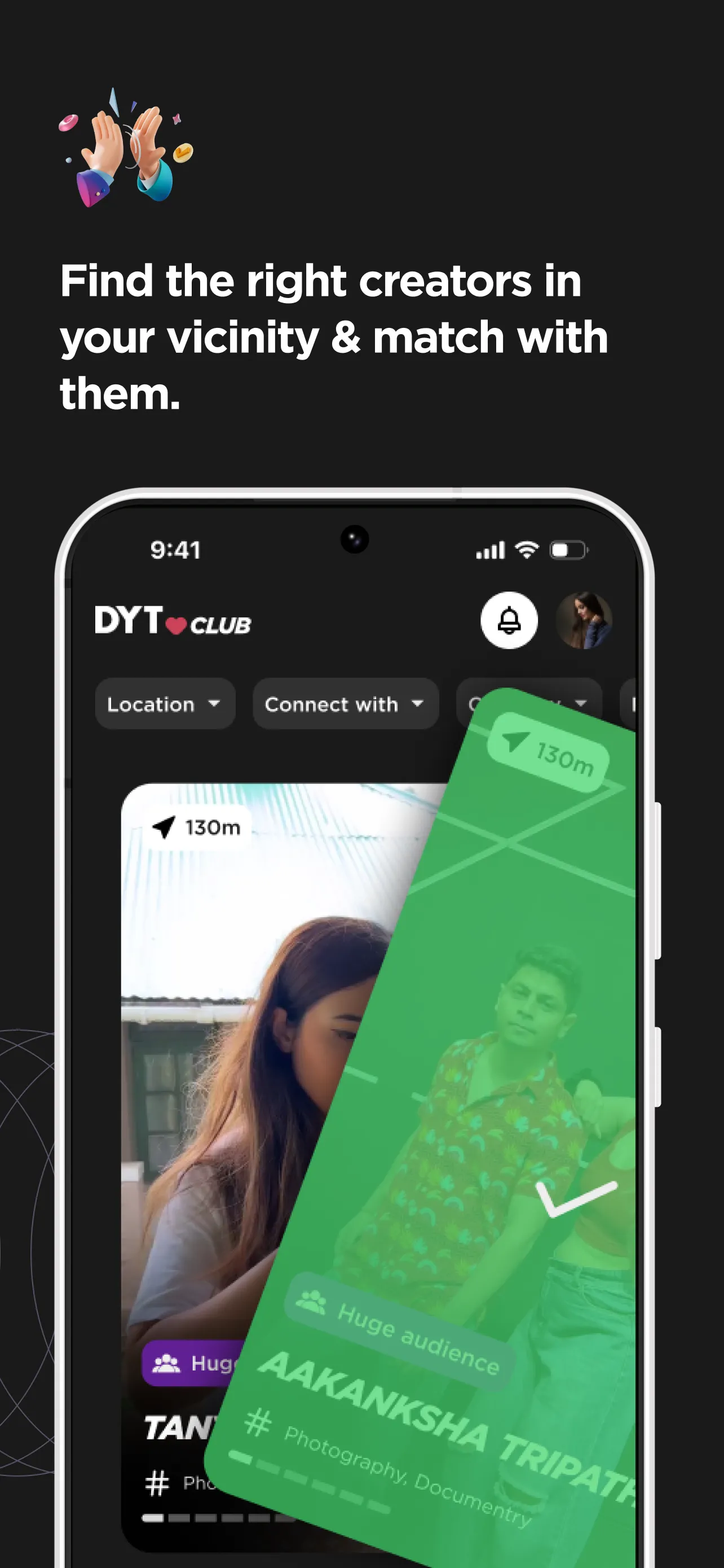 dyt.club - Match. Chat. Collab | Indus Appstore | Screenshot