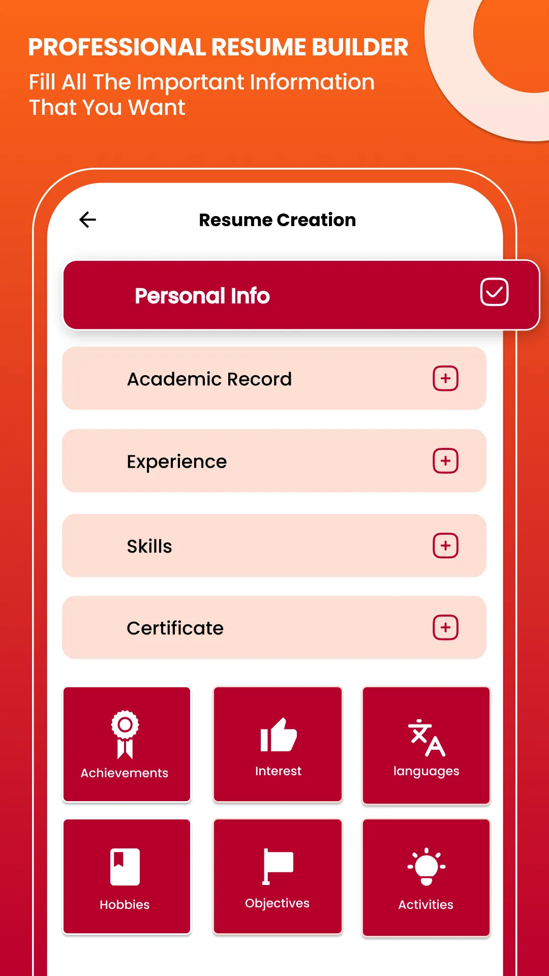 Ai Resume Builder: CV Maker | Indus Appstore | Screenshot