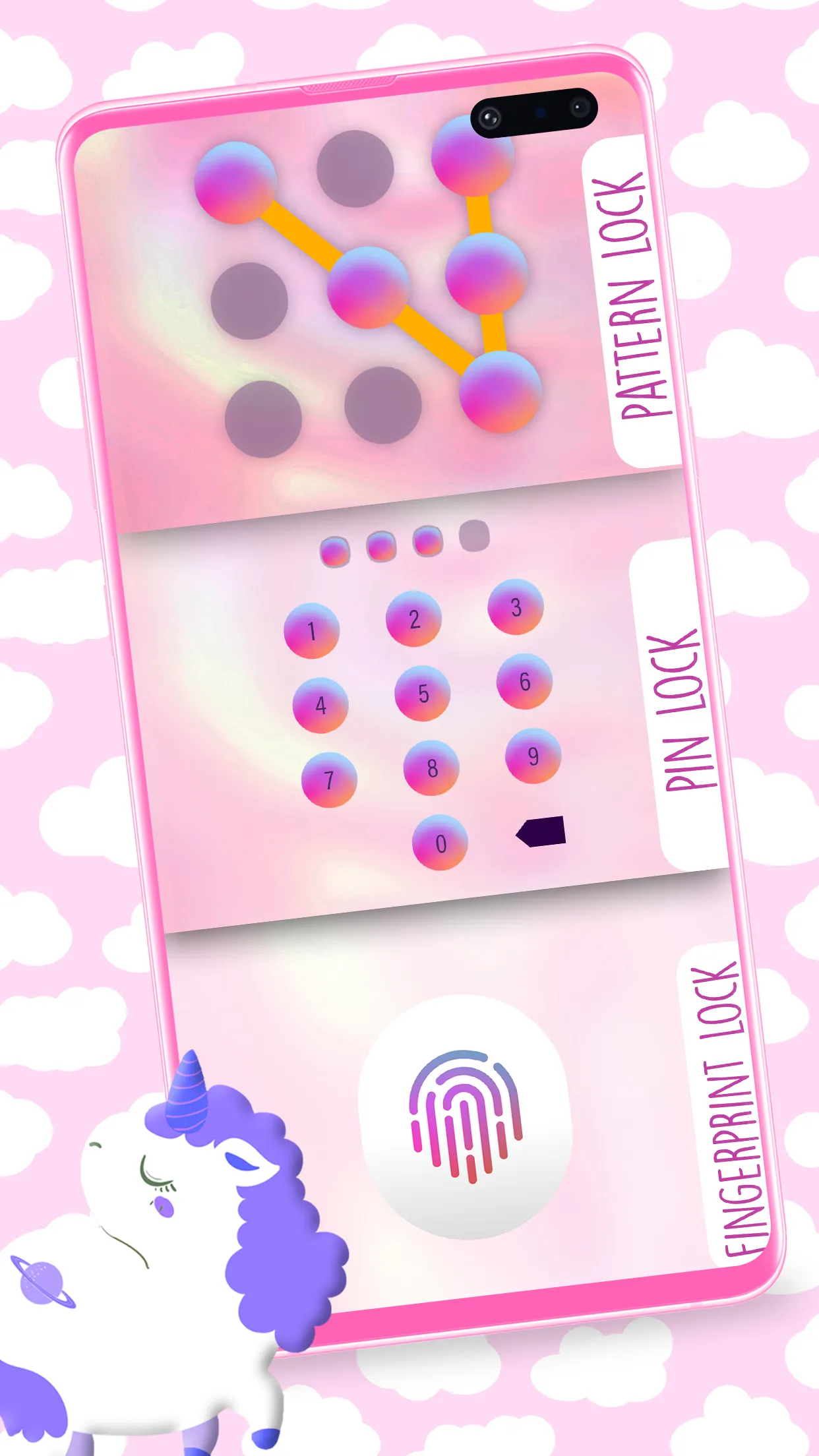 Unicorn Diary With Lock | Indus Appstore | Screenshot