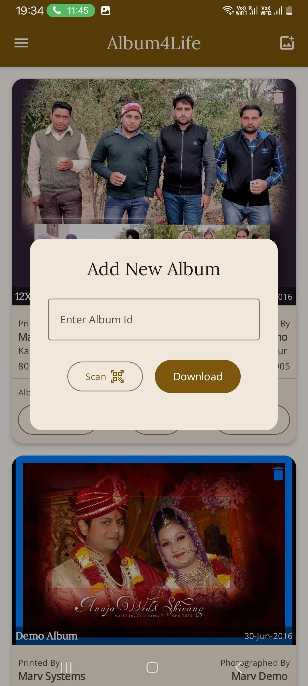 Album4Life | Indus Appstore | Screenshot