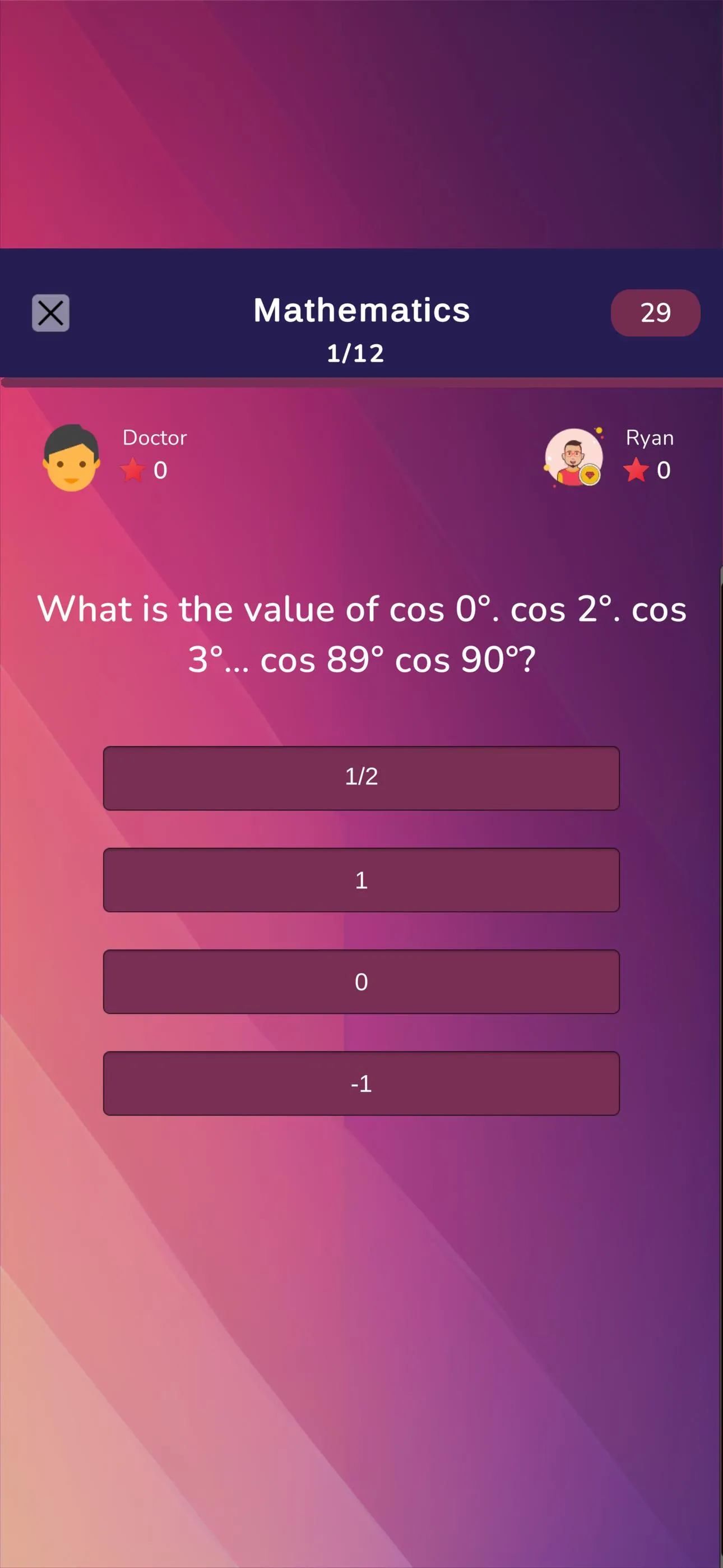 Mathematics Test Quiz | Indus Appstore | Screenshot