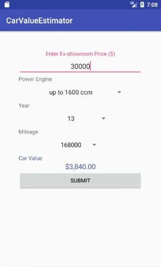 Car Value Estimator | Indus Appstore | Screenshot