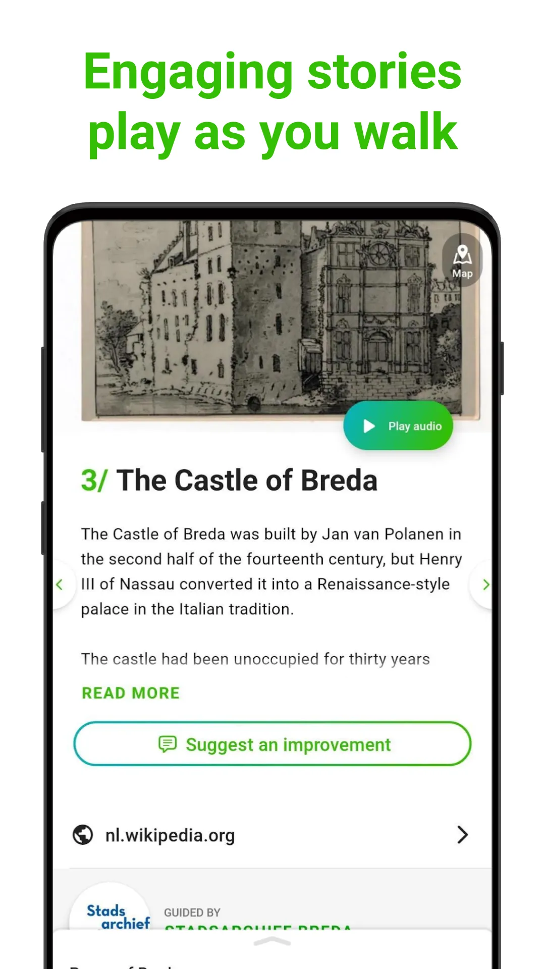 Breda Tour Guide:SmartGuide | Indus Appstore | Screenshot