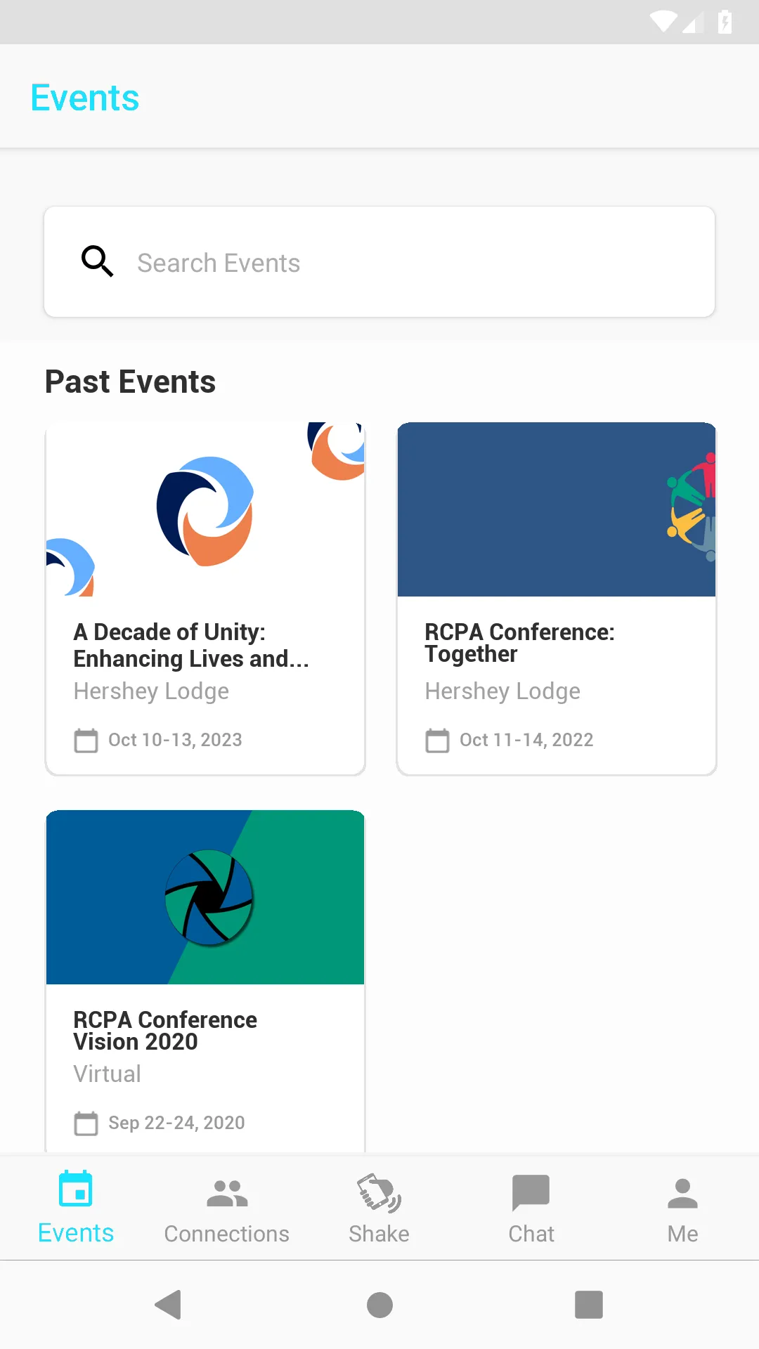 RCPA Events | Indus Appstore | Screenshot