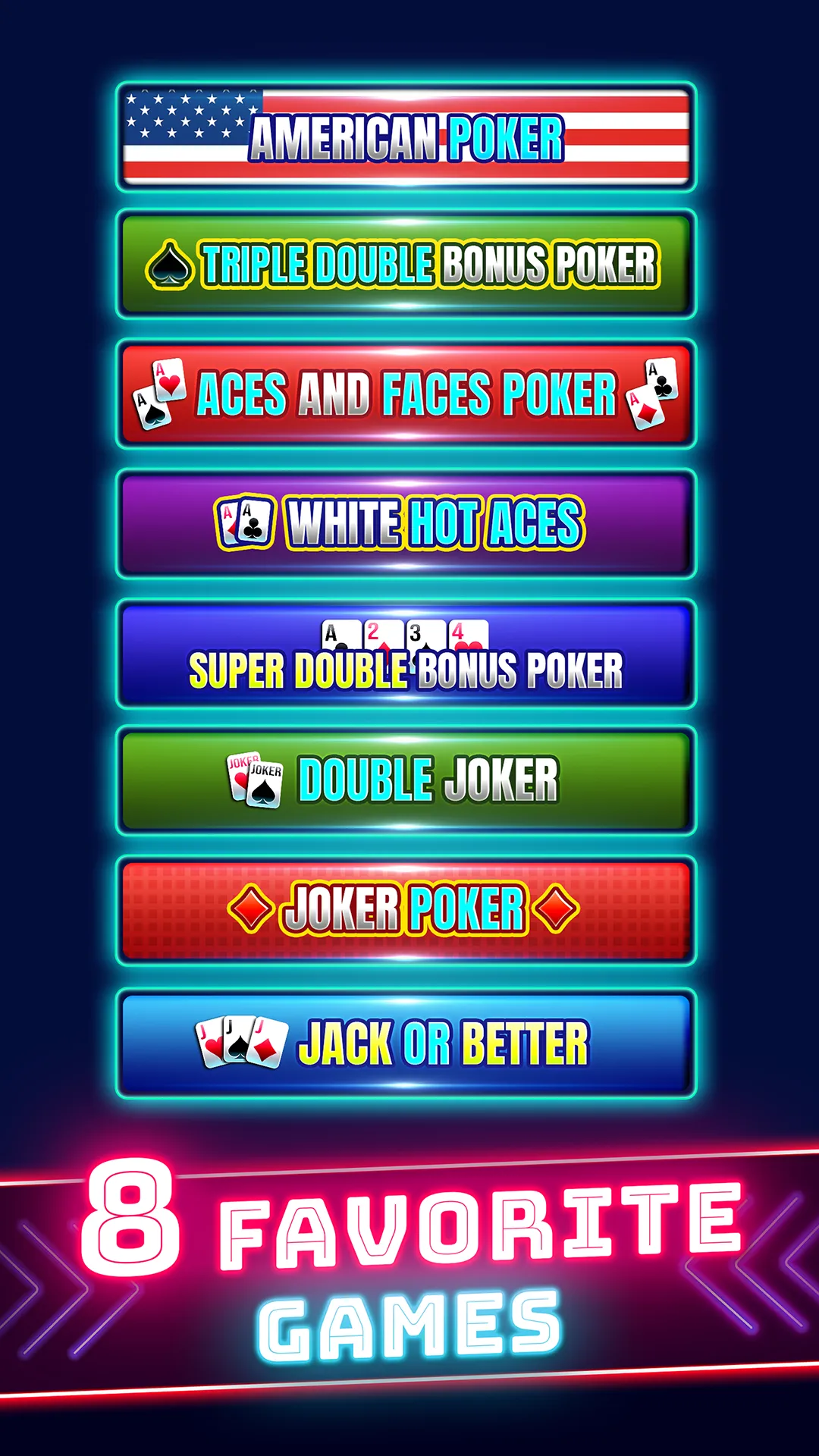 Video Poker - Casino Card Game | Indus Appstore | Screenshot