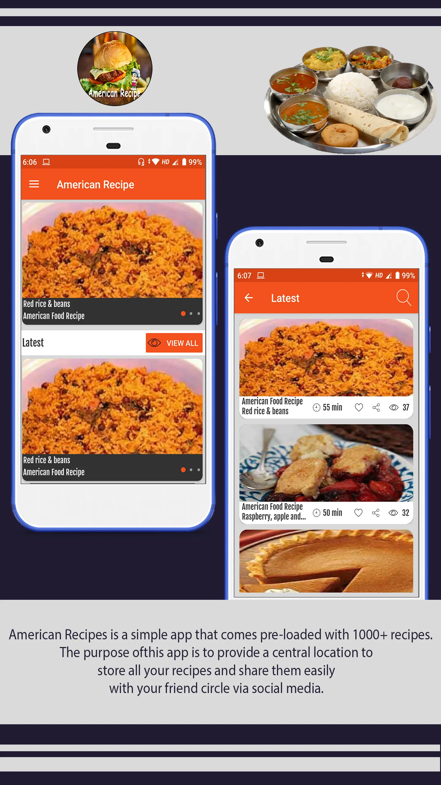 American Recipes | Indus Appstore | Screenshot