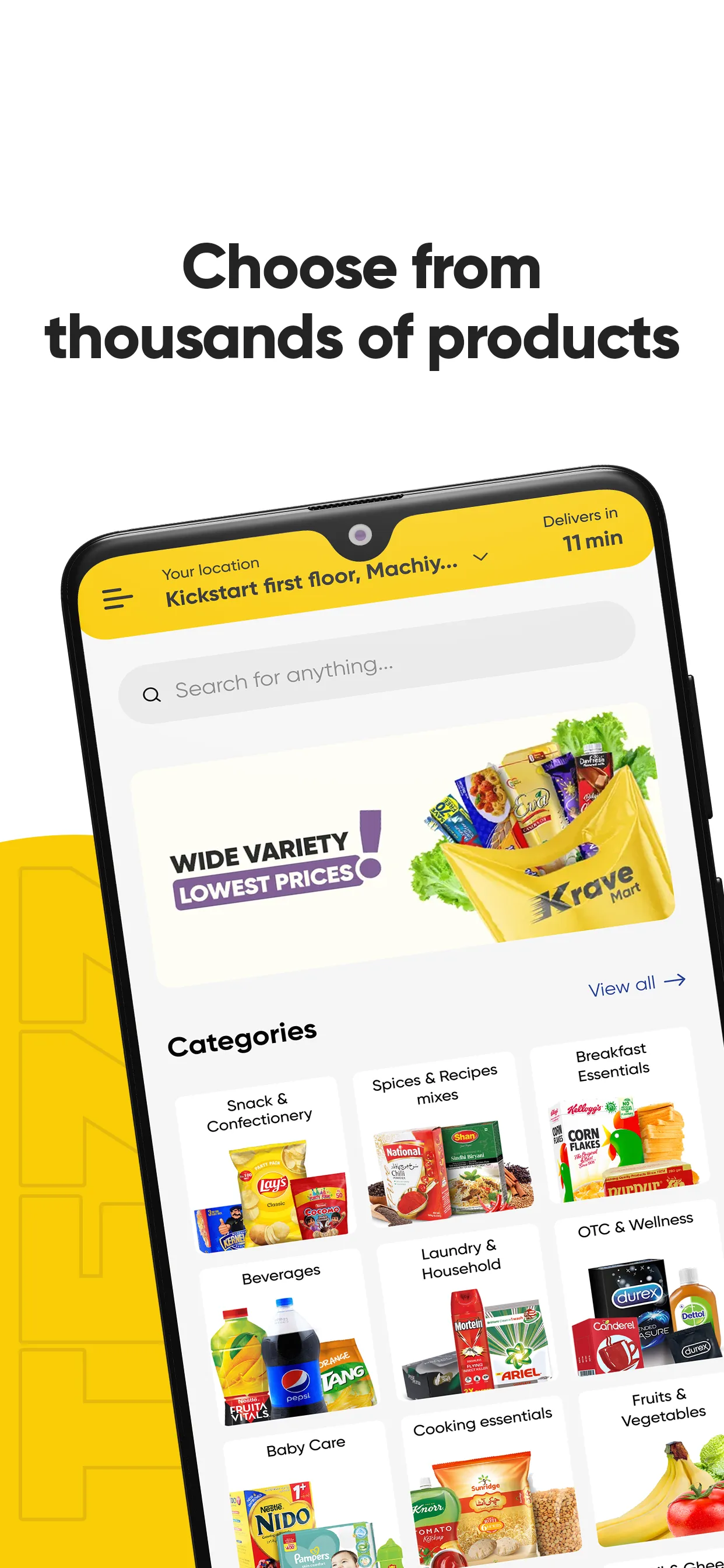 Krave Mart - Grocery Delivery | Indus Appstore | Screenshot