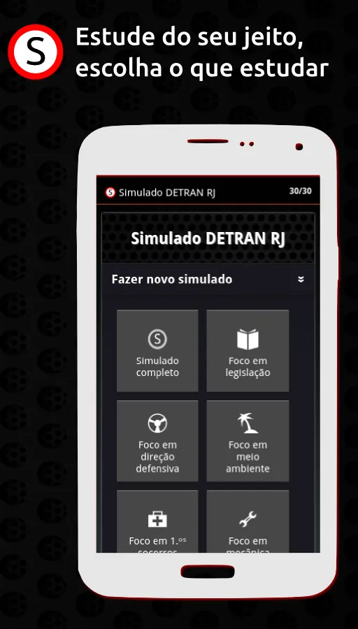 Simulado DETRAN RJ | Indus Appstore | Screenshot