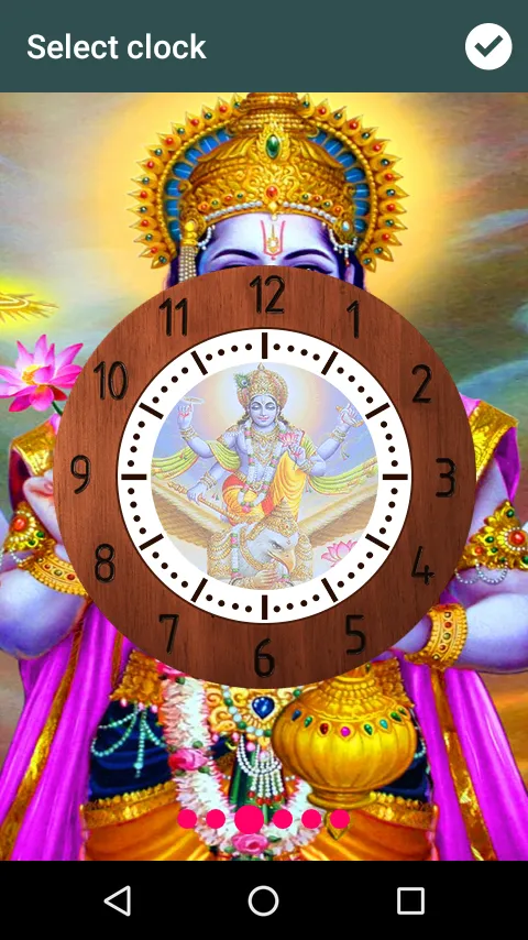 Vishnu Ji Clock Live Wallpaper | Indus Appstore | Screenshot