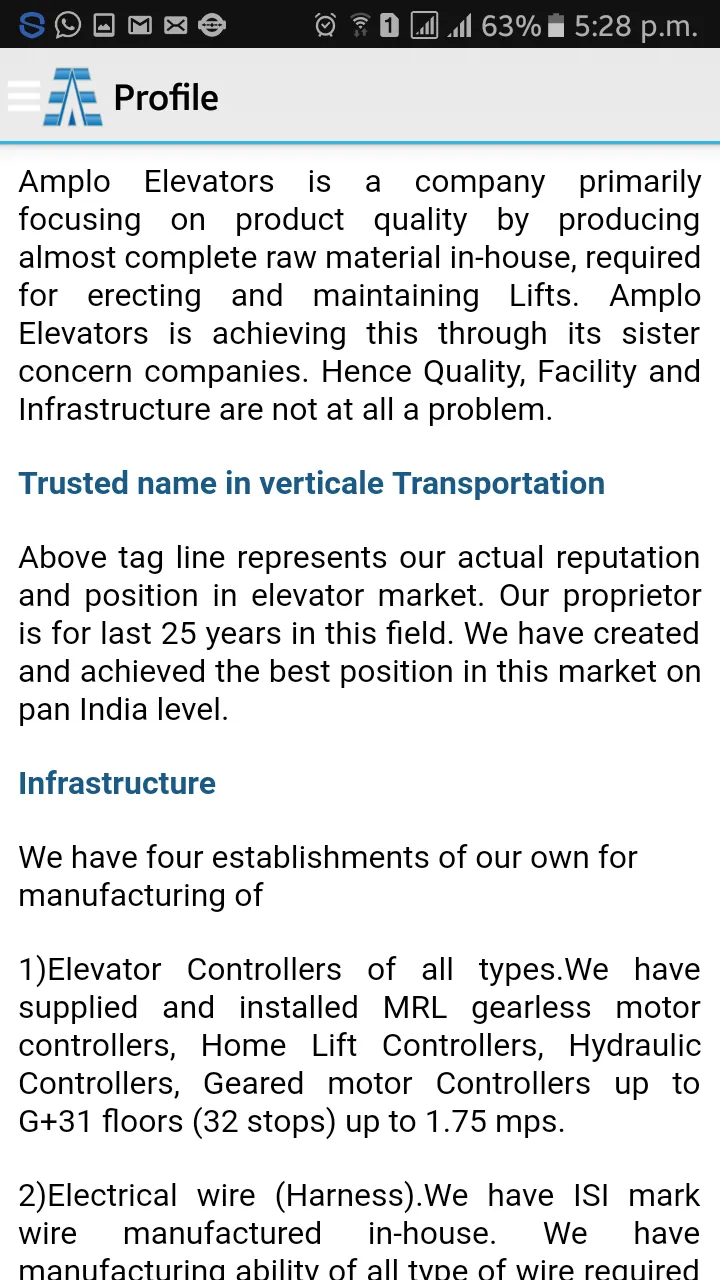 Amplo Elevators | Indus Appstore | Screenshot