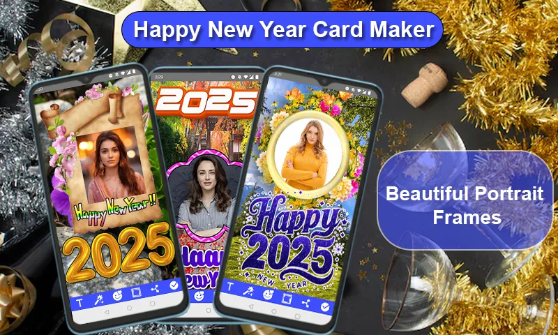 Happy Newyear Card Maker | Indus Appstore | Screenshot