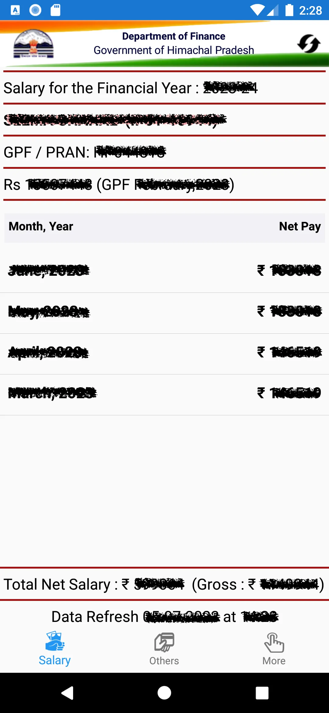 eSalary HP Govt Employees | Indus Appstore | Screenshot