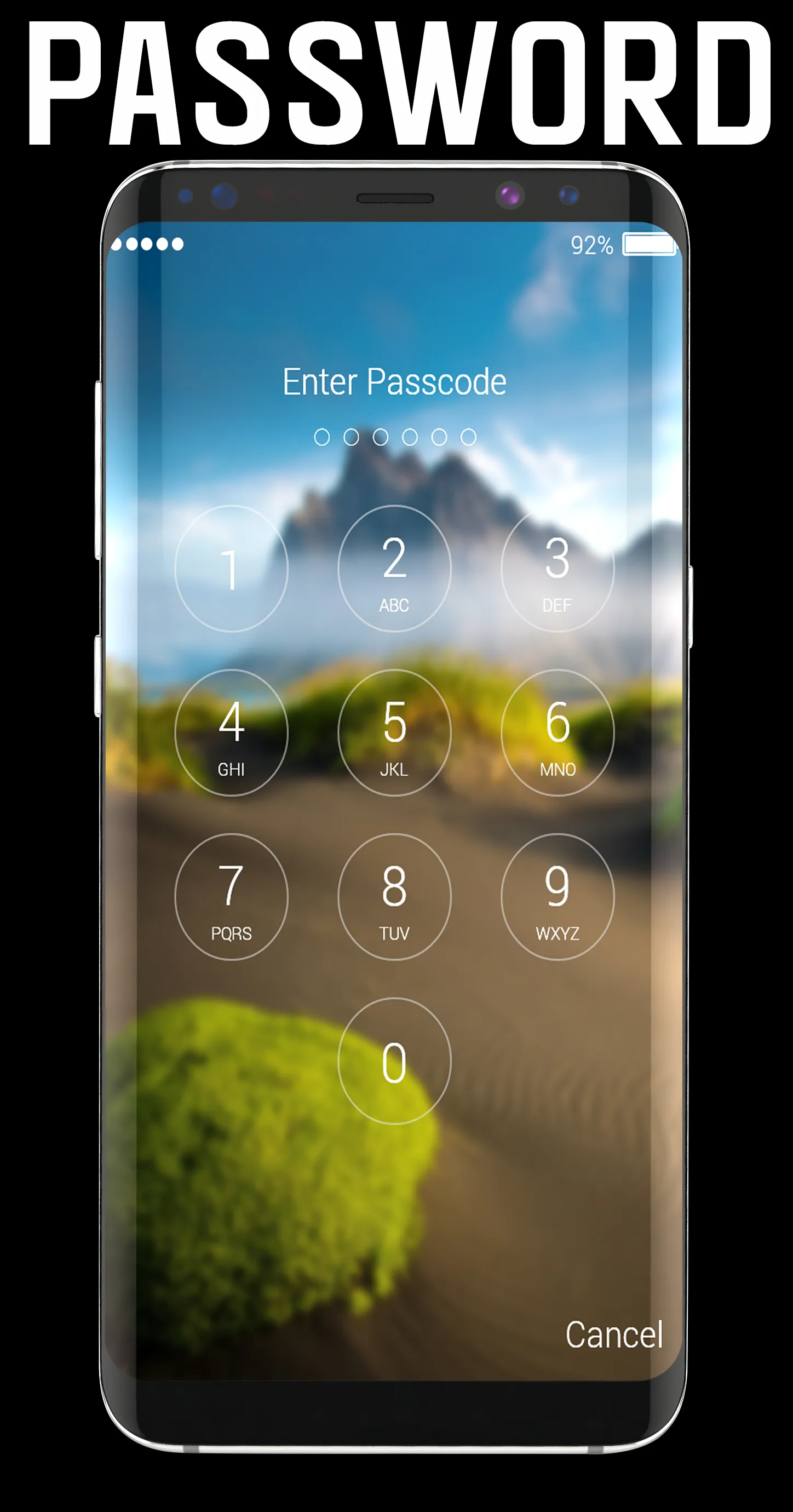 4K Pass Code Lock Screen | Indus Appstore | Screenshot