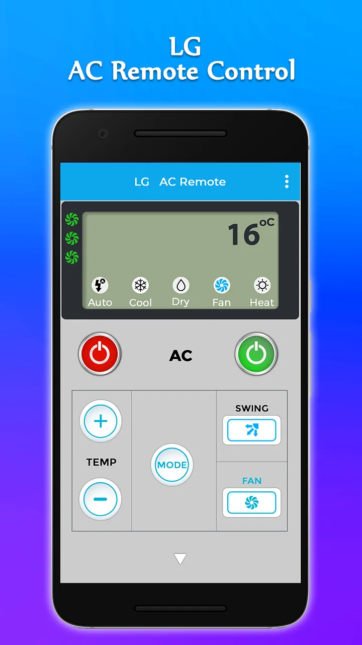 LG  AC Remote Control | Indus Appstore | Screenshot