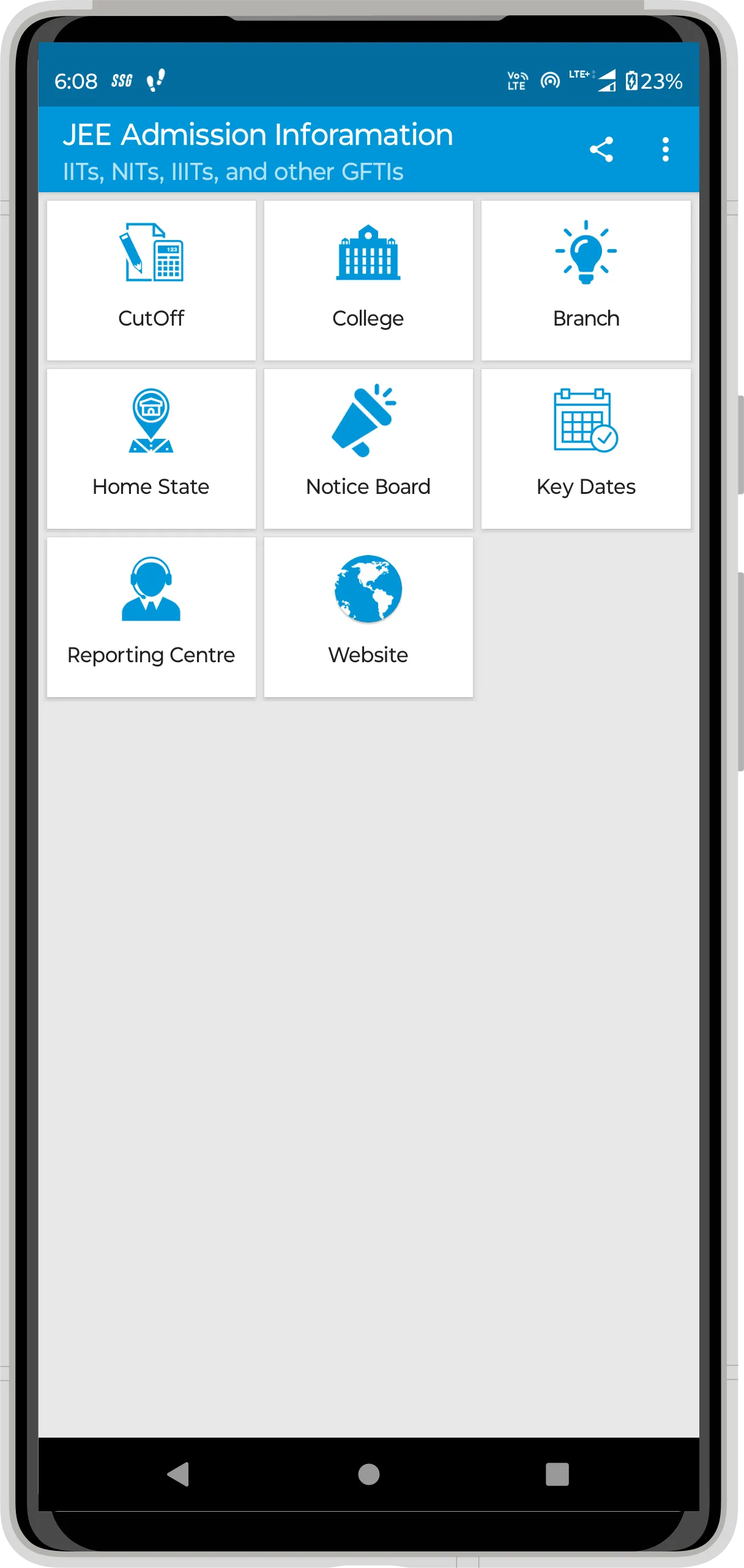 JEE Admission Information | Indus Appstore | Screenshot