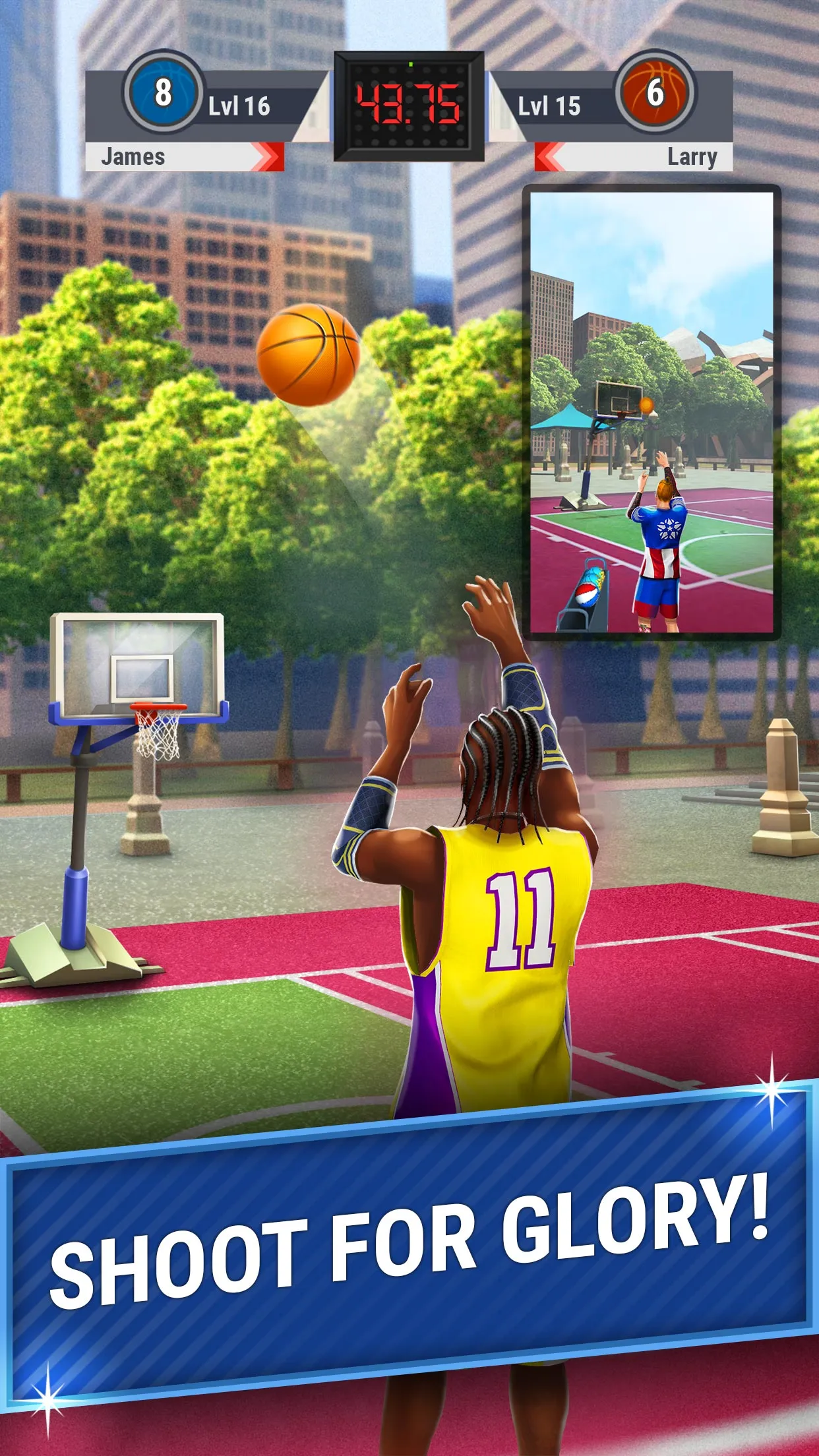 3pt Contest: Basketball Games | Indus Appstore | Screenshot