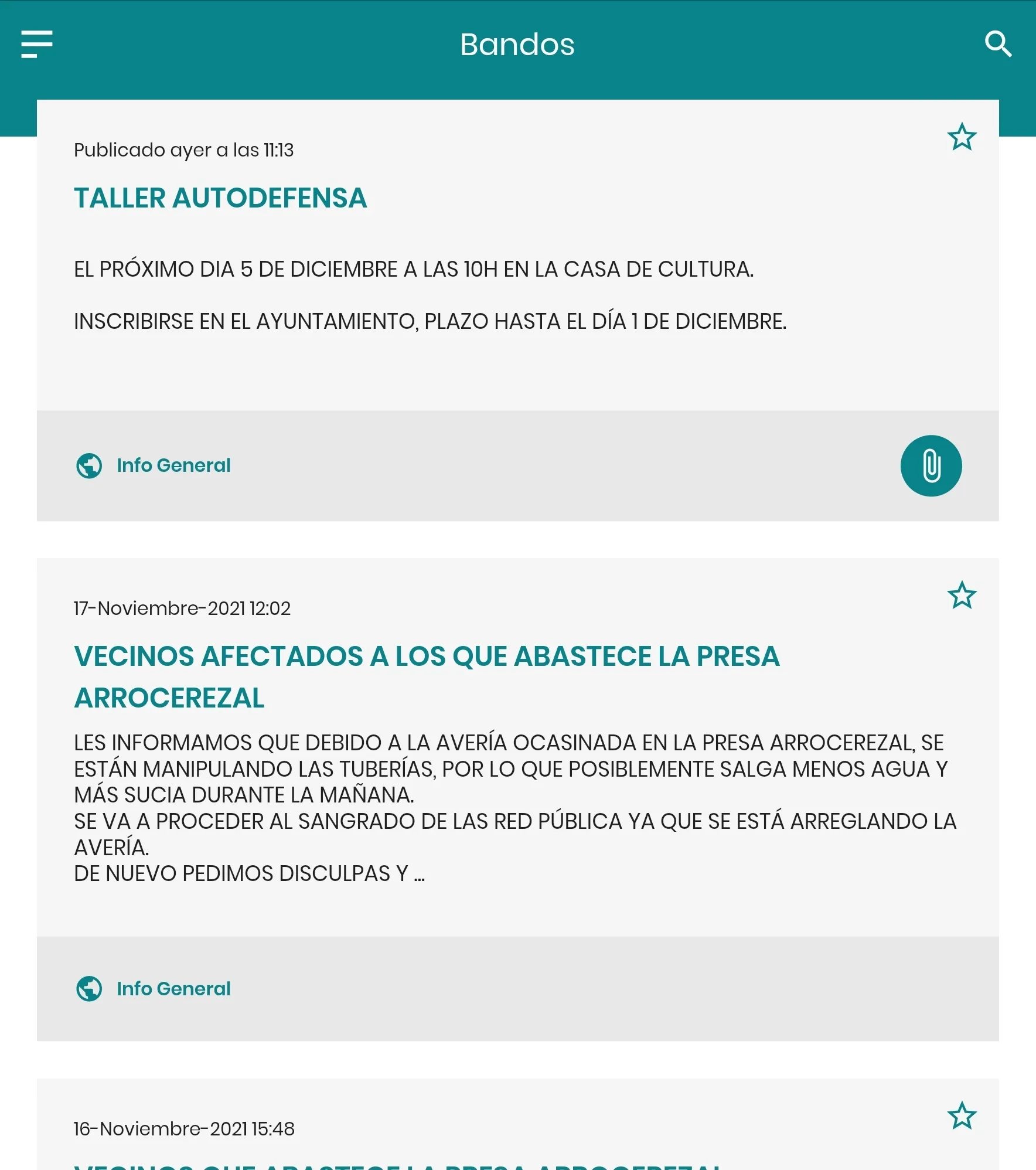 Nuñomoral Informa | Indus Appstore | Screenshot