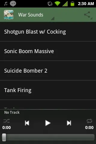 War Sounds, Battle Soundboard | Indus Appstore | Screenshot