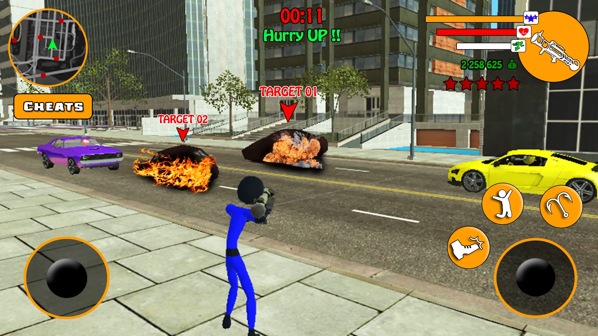 US Police Stickman Hero | Indus Appstore | Screenshot