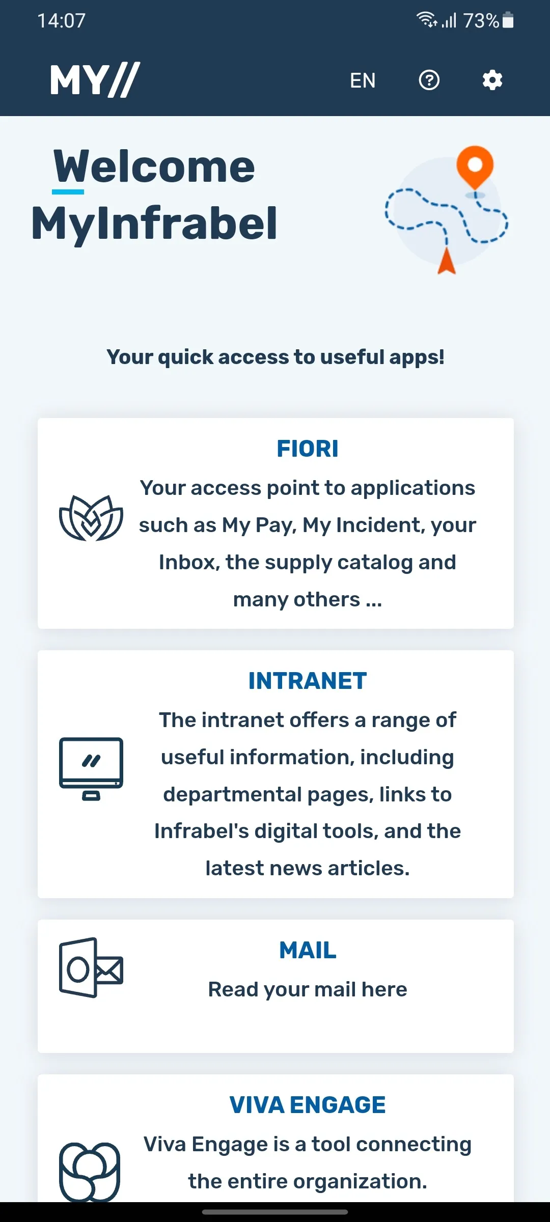 MyInfrabel | Indus Appstore | Screenshot