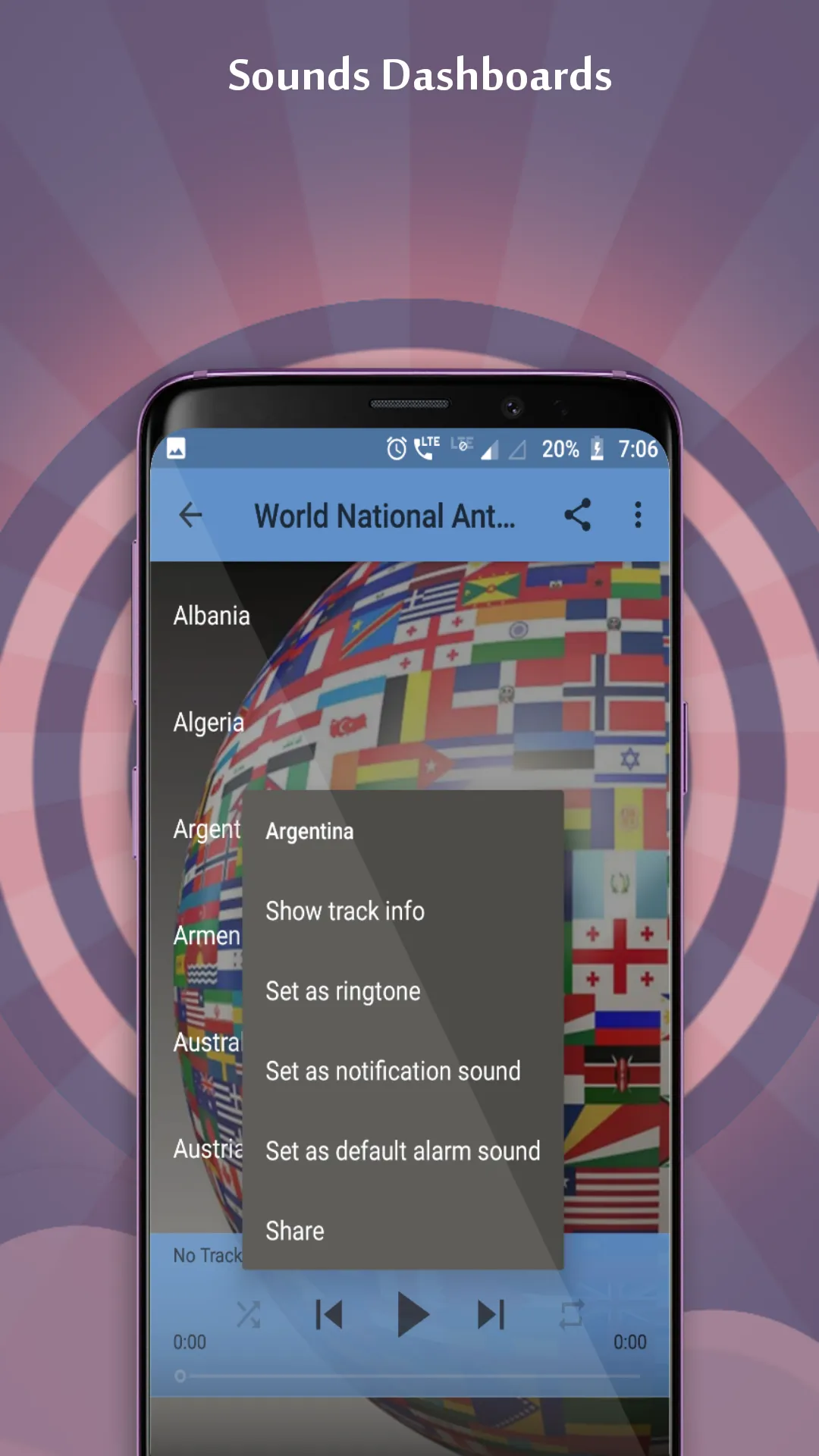 World National Anthem Ringtone | Indus Appstore | Screenshot