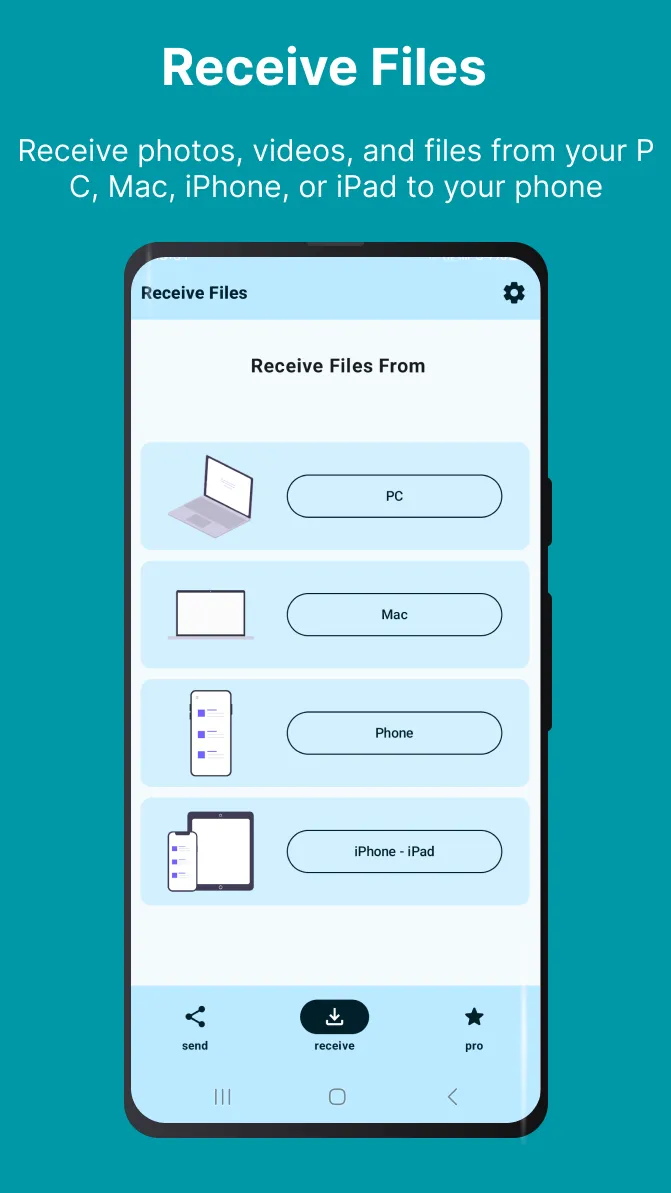 Leap Share WiFi File Transfer | Indus Appstore | Screenshot