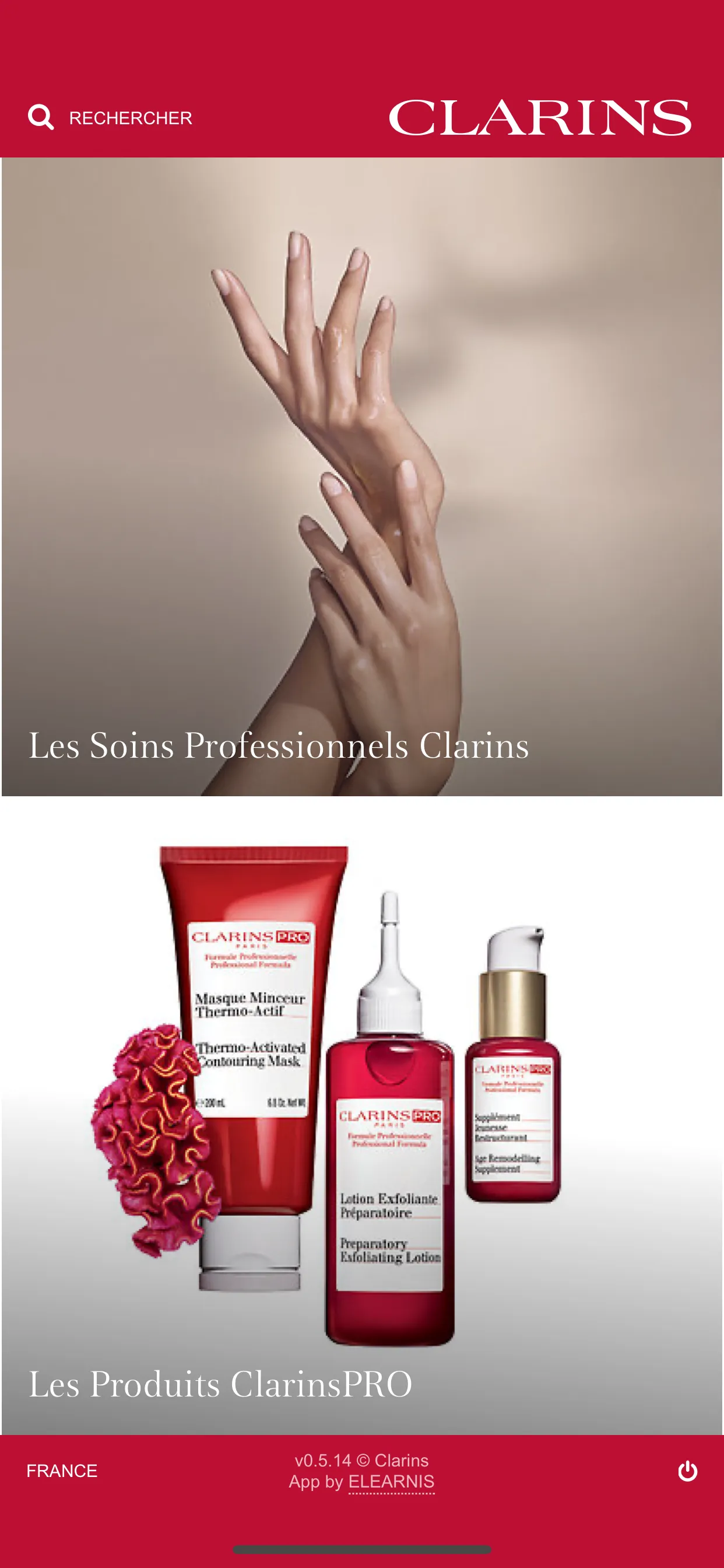 Bibliothèque SPA Clarins | Indus Appstore | Screenshot