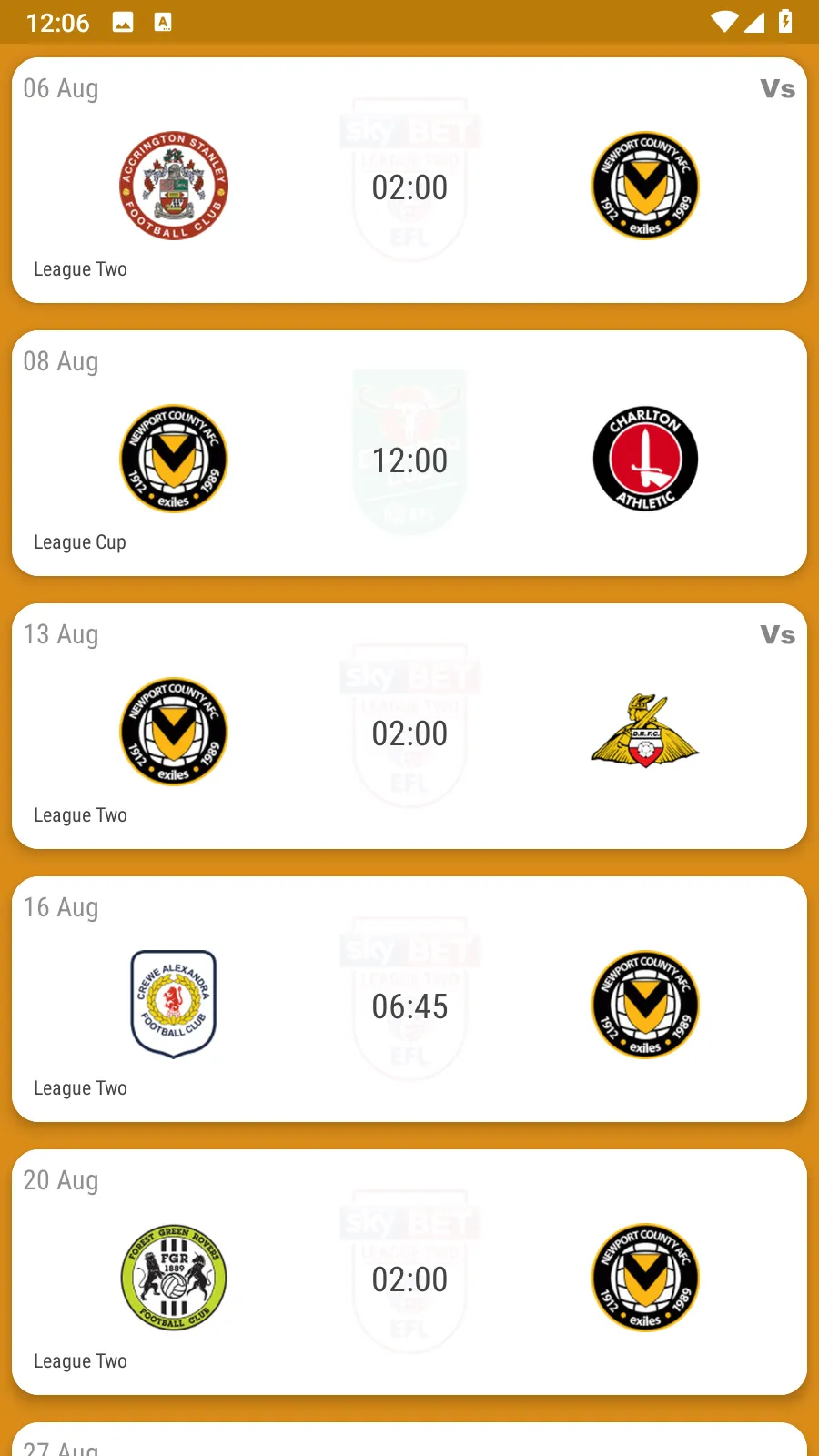 Newport County Fan App | Indus Appstore | Screenshot