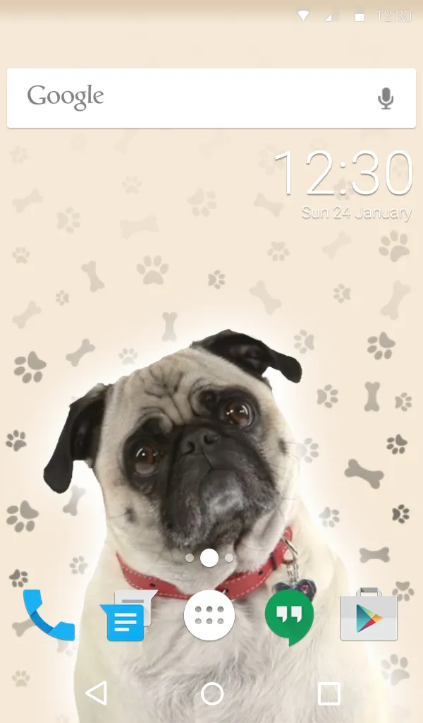 Cute Pug Keyboard Wallpaper HD | Indus Appstore | Screenshot