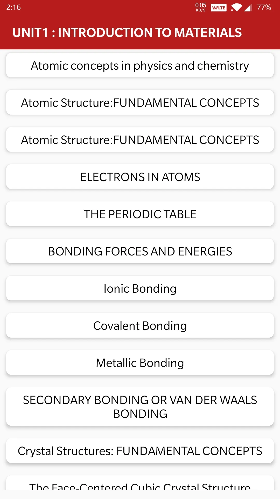 Material Science | Indus Appstore | Screenshot