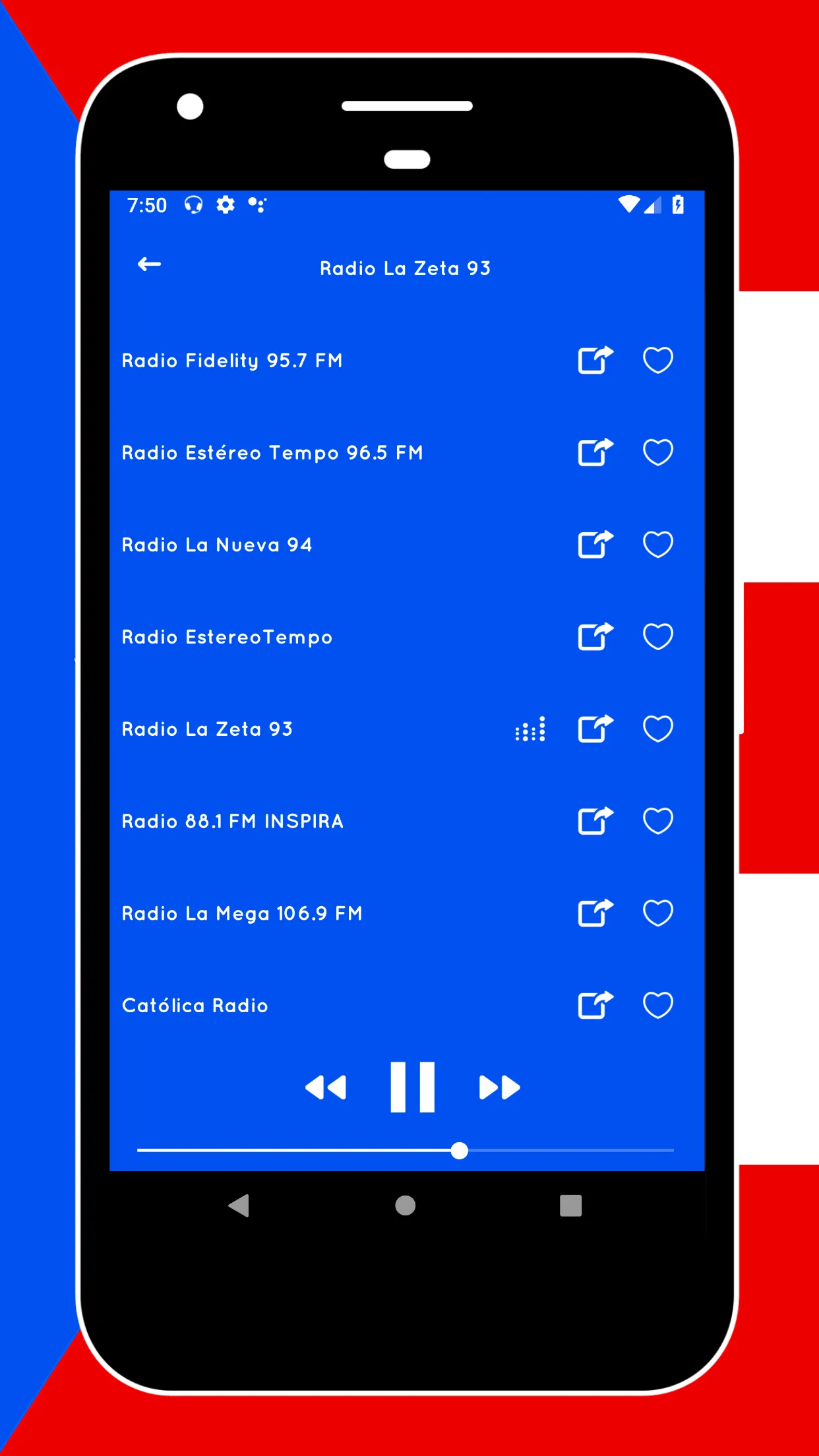 Puerto Rico Radio FM & AM App | Indus Appstore | Screenshot