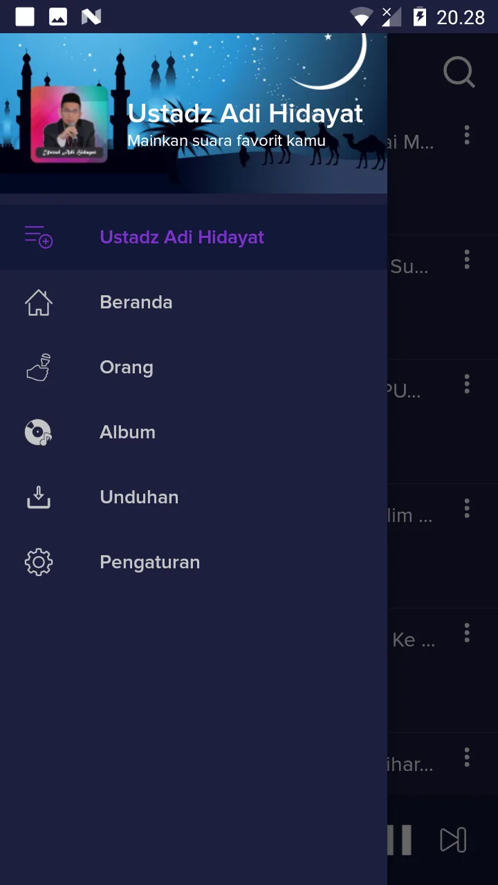 Ceramah Ustadz Adi Hidayat | Indus Appstore | Screenshot