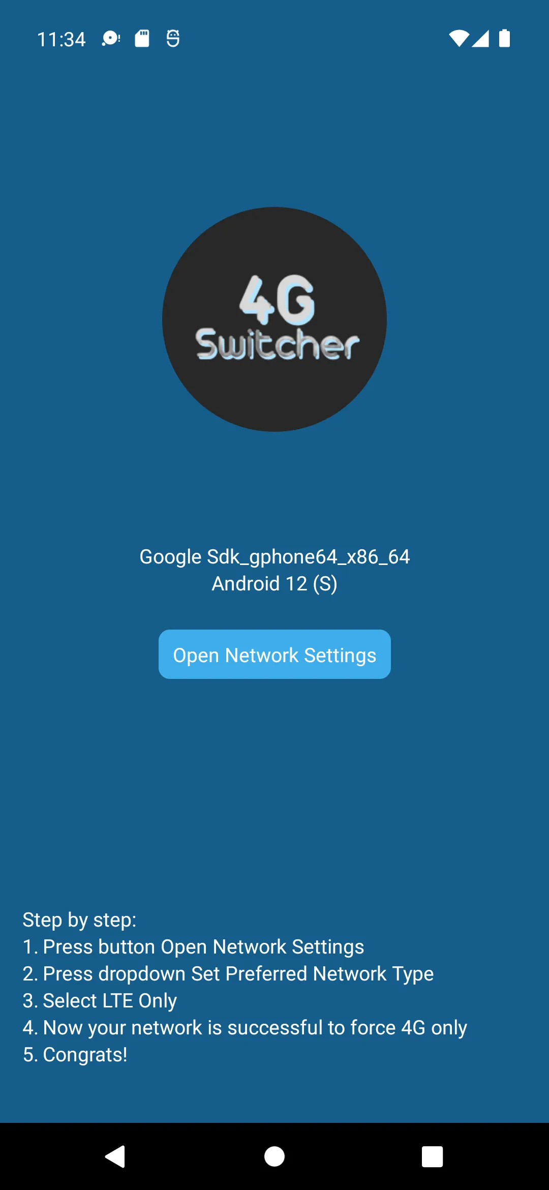 4G/5G Switcher - Force | Indus Appstore | Screenshot