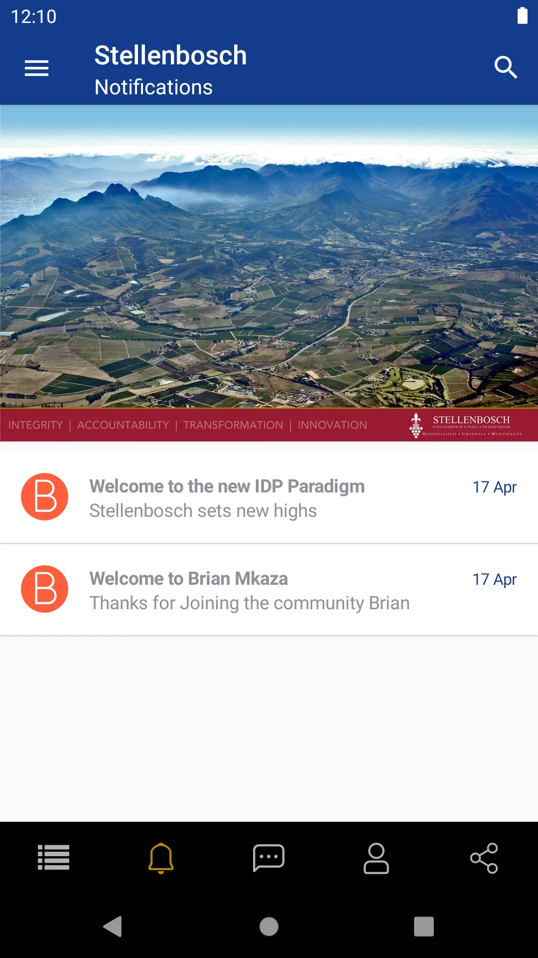 Stellenbosch Citizen App | Indus Appstore | Screenshot